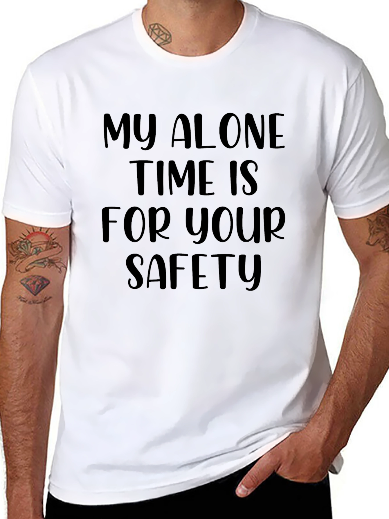 Alone Time Safety Graphic Tee