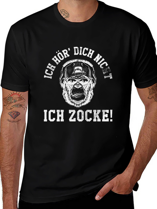 Ich Hor Dich Nicht Ich Zocke T-Shirt
