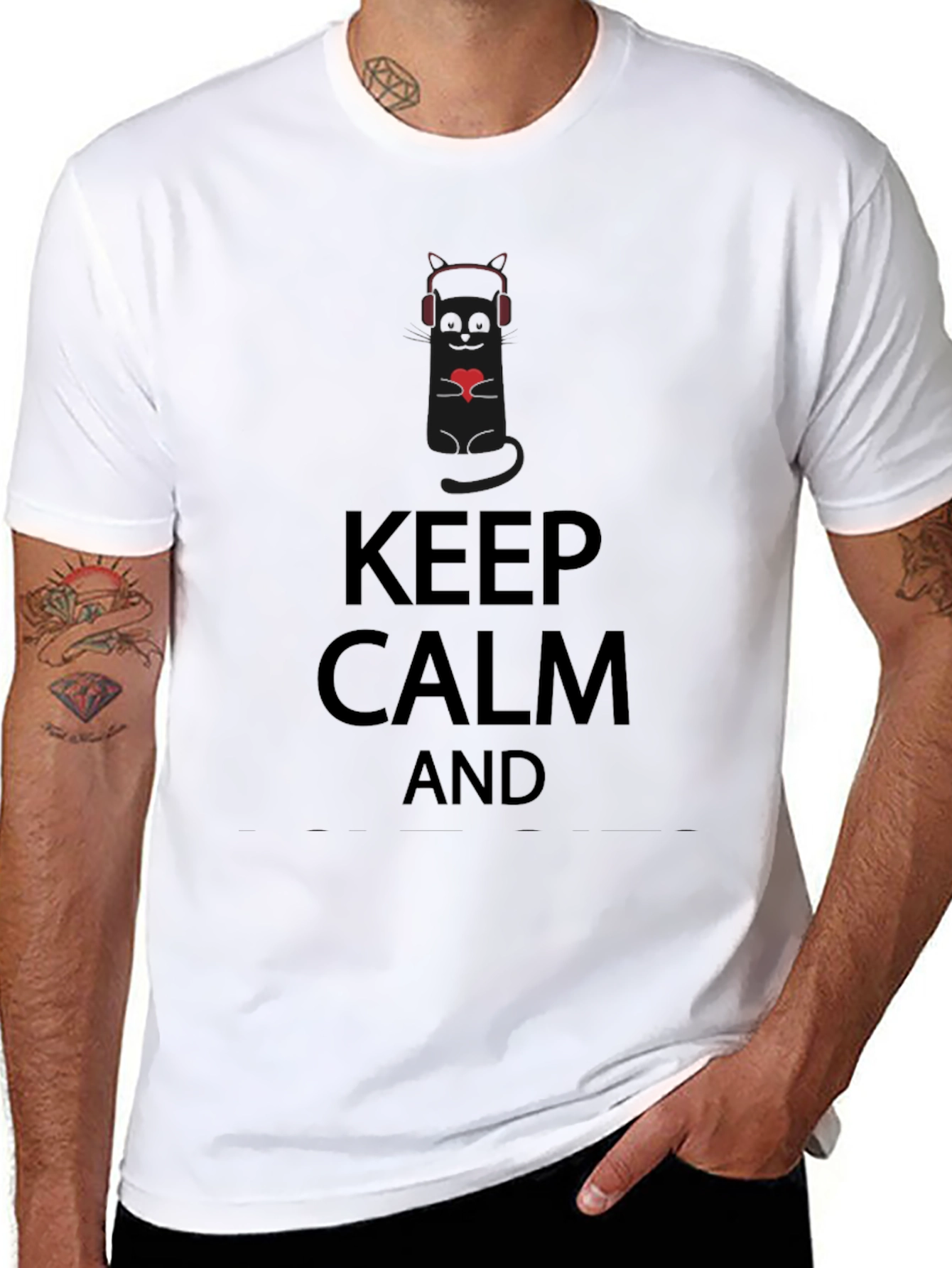 Keep Calm Cat T-Shirt