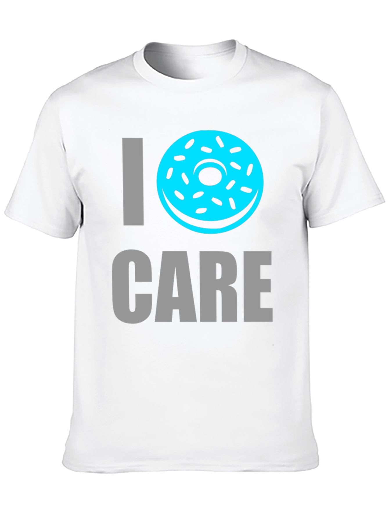 I Donut Care T-Shirt - Funny Novelty Tee