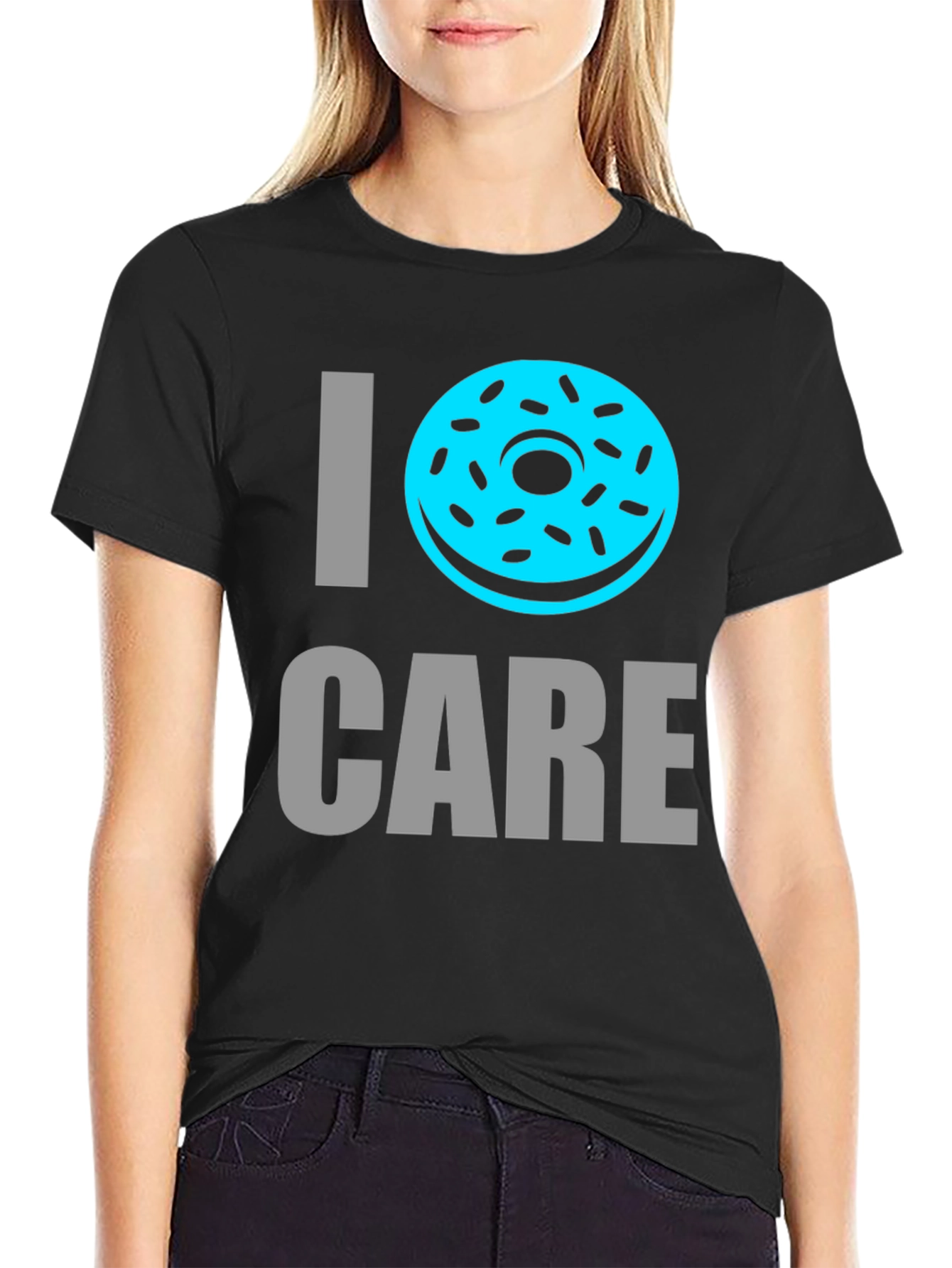I Donut Care T-Shirt - Funny Novelty Tee