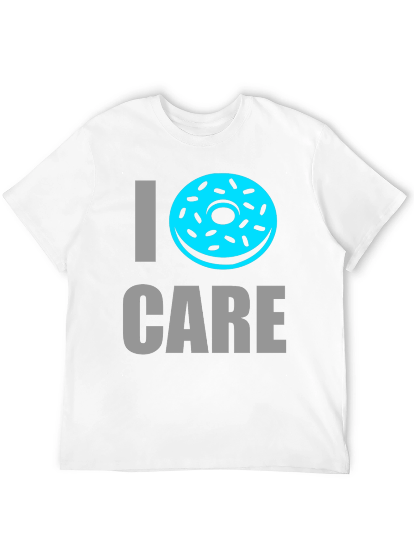 I Donut Care T-Shirt - Funny Novelty Tee