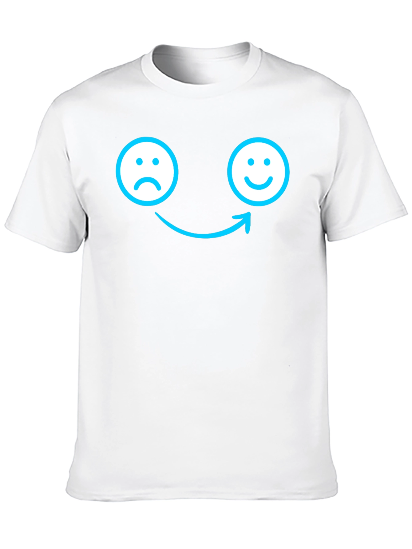 Mood Shift T-Shirt - Happy Face Arrow Tee