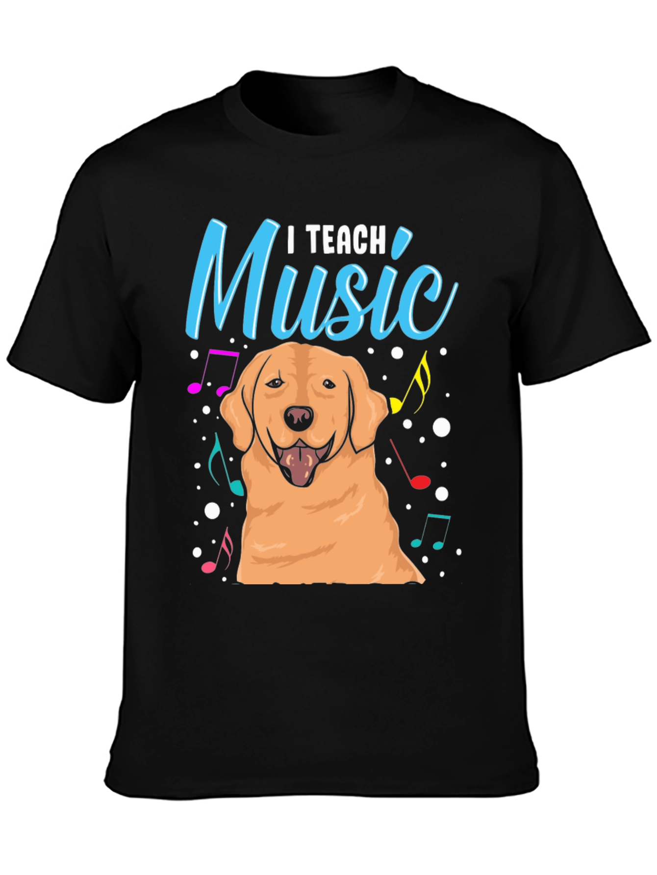I Teach Music Dog T-Shirt