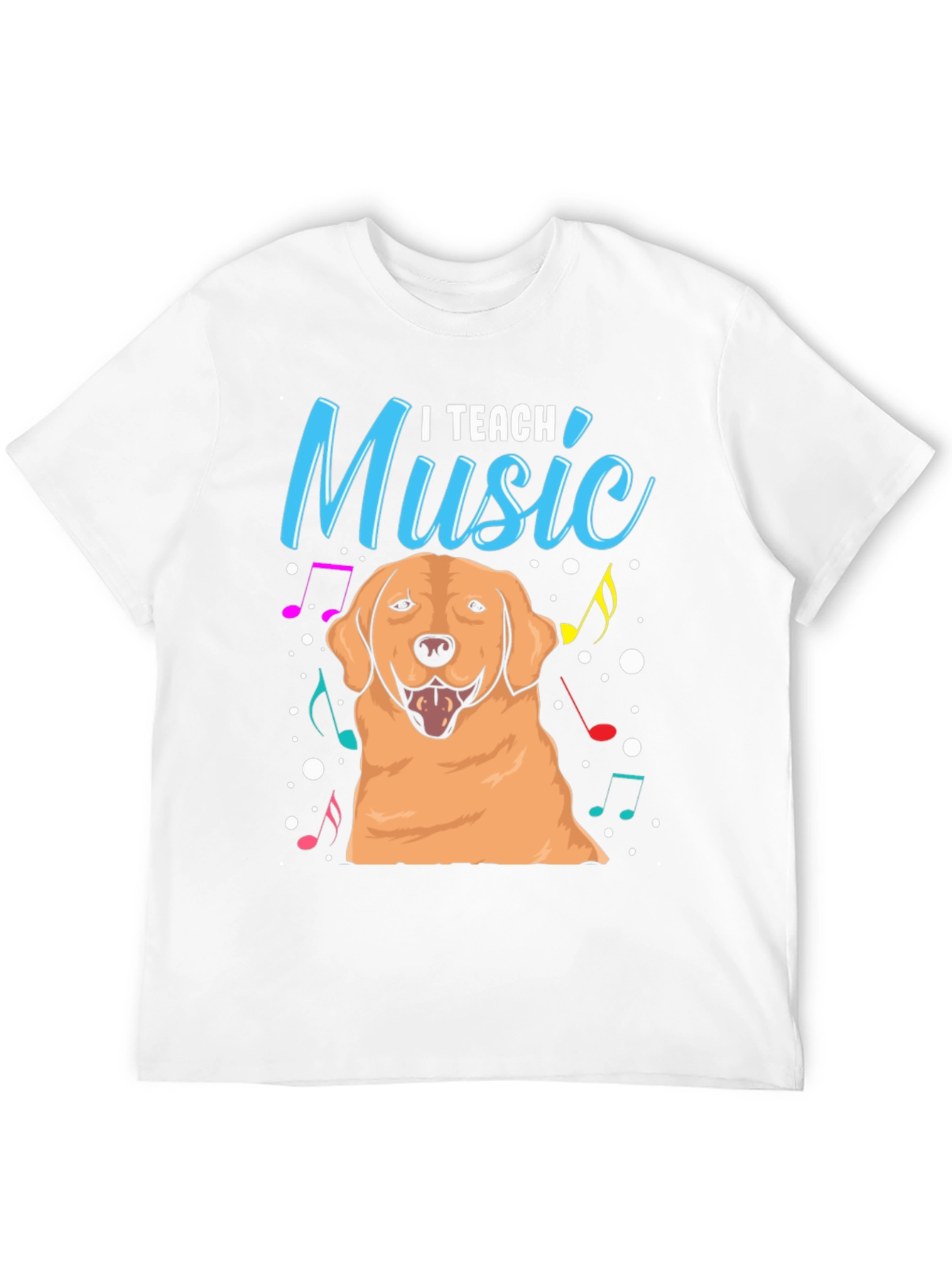 I Teach Music Dog T-Shirt