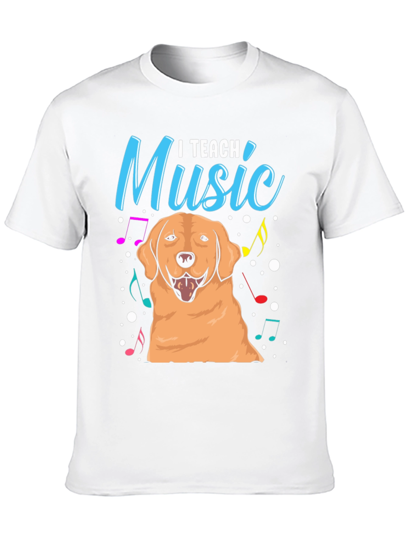 I Teach Music Dog T-Shirt