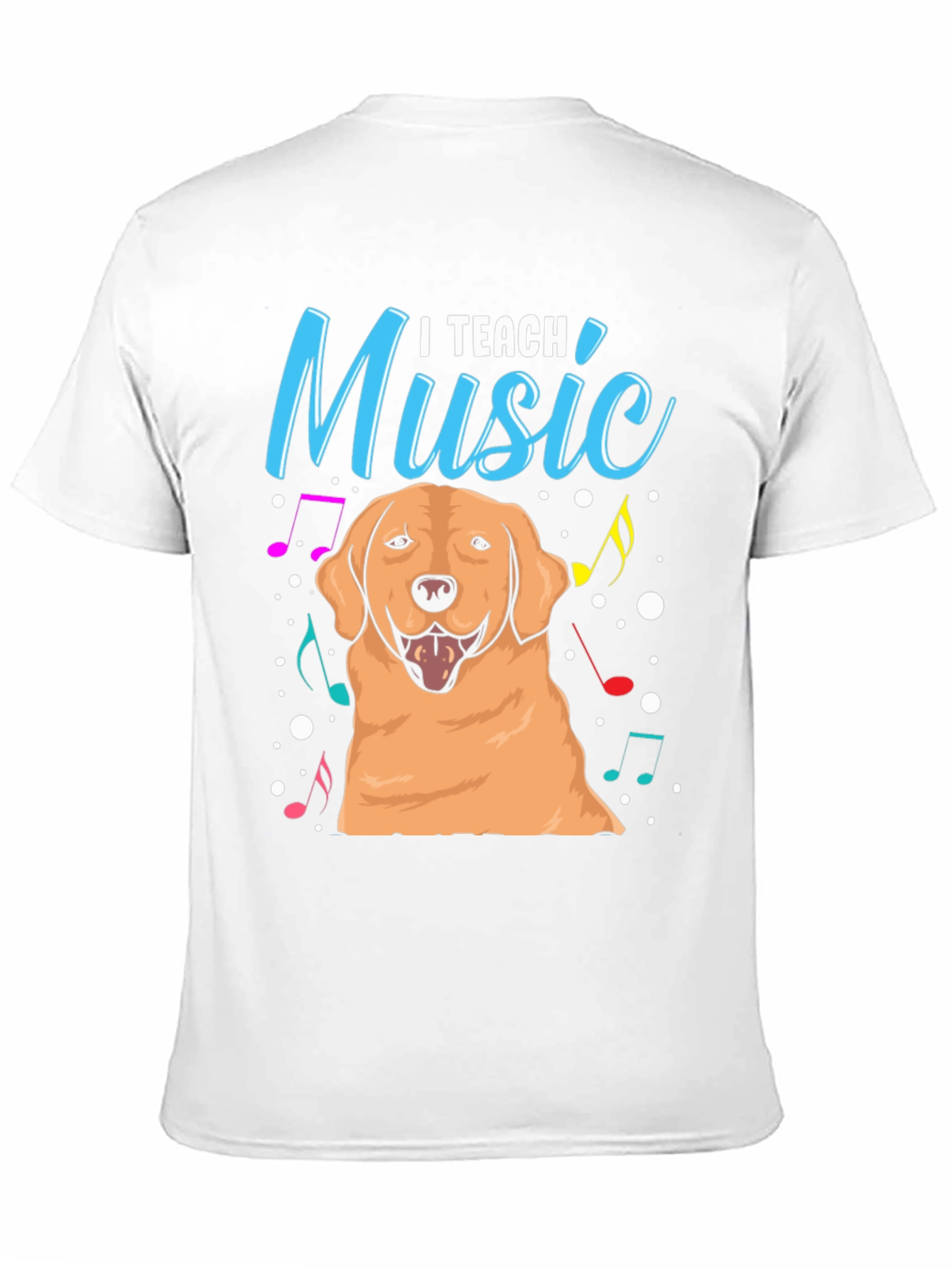 I Teach Music Dog T-Shirt