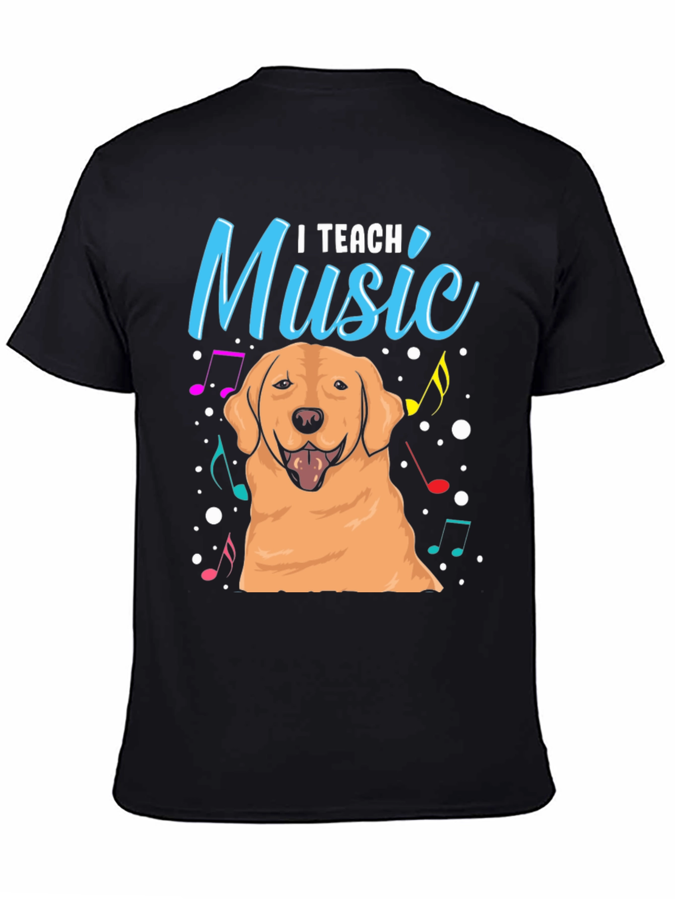 I Teach Music Dog T-Shirt