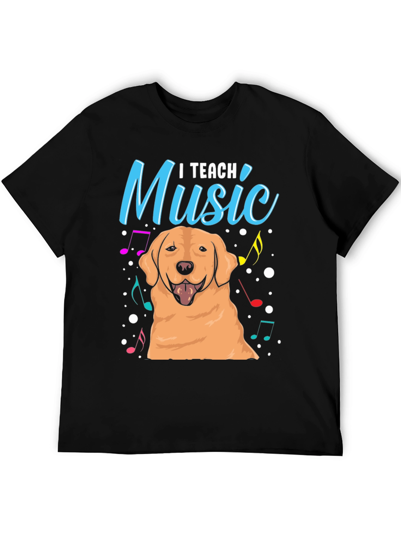 I Teach Music Dog T-Shirt