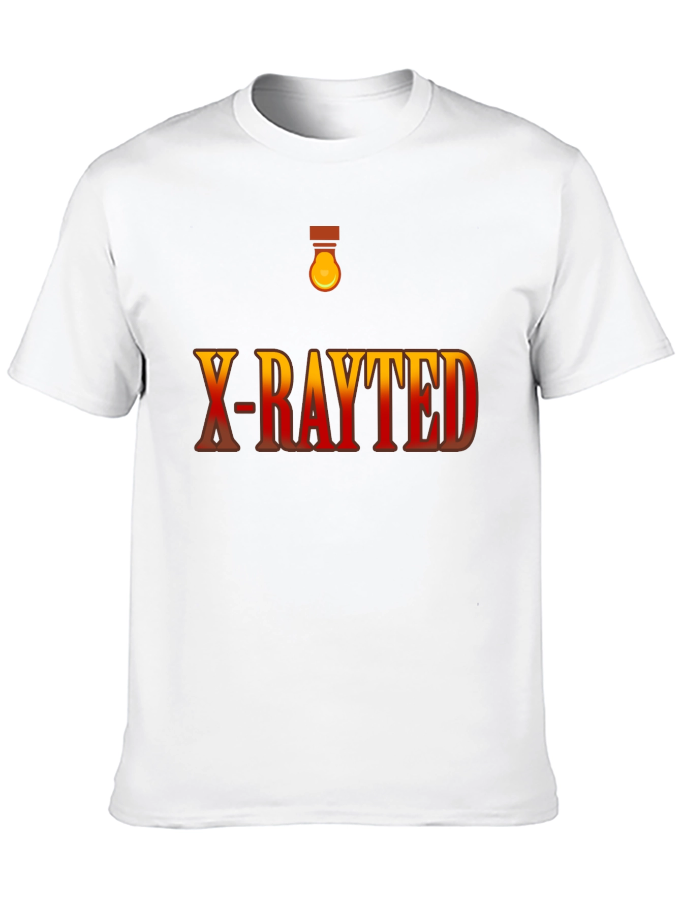 X-Rayted Black Graphic Tee Shirt