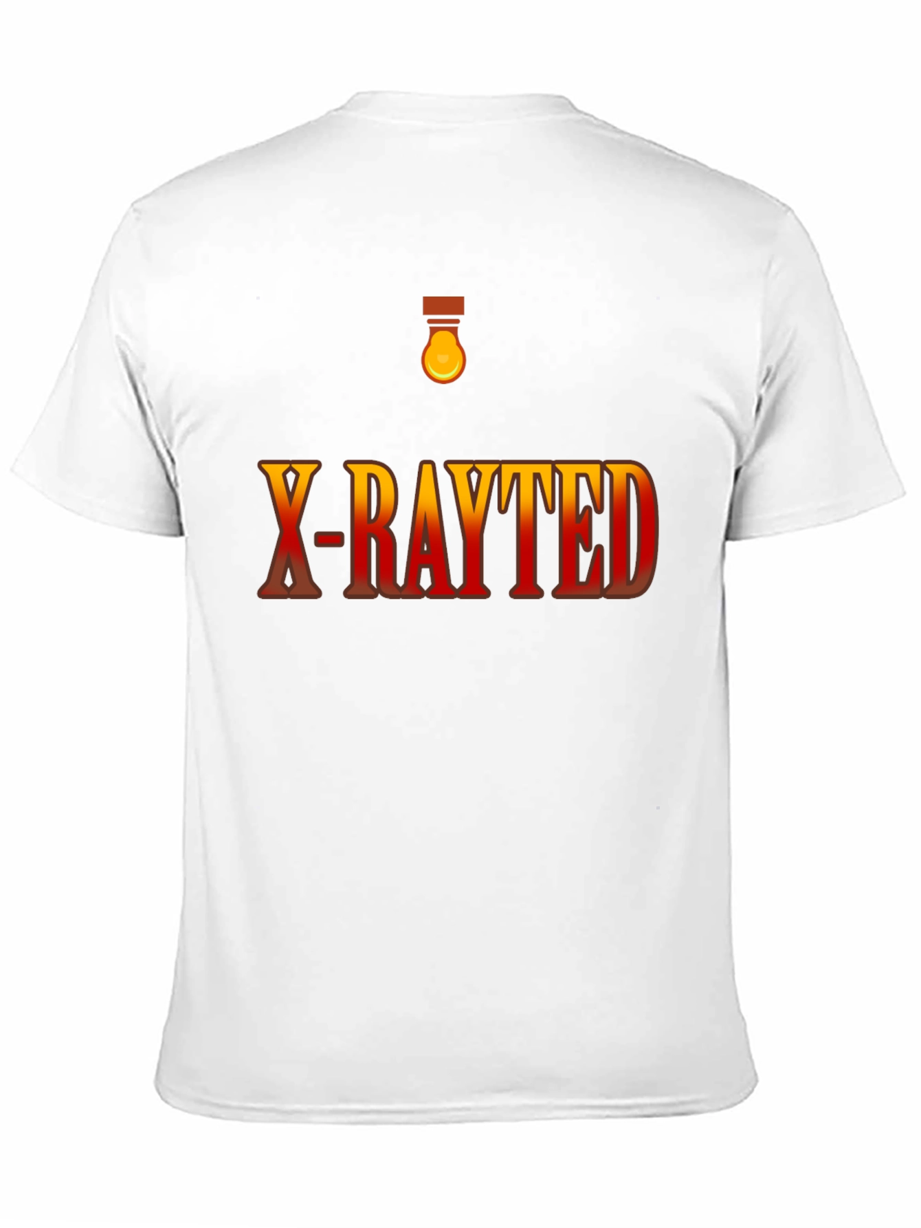 X-Rayted Black Graphic Tee Shirt