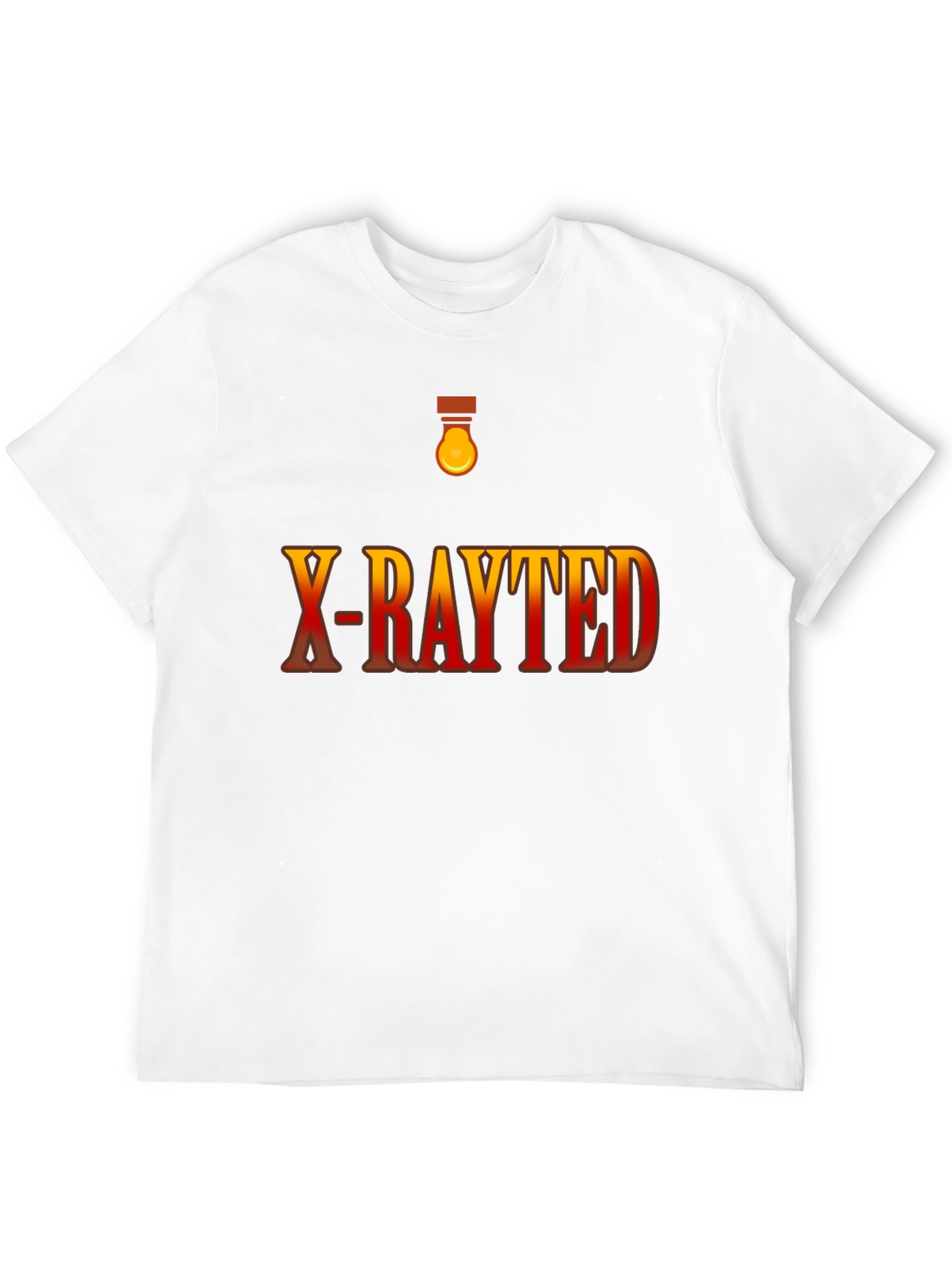X-Rayted Black Graphic Tee Shirt