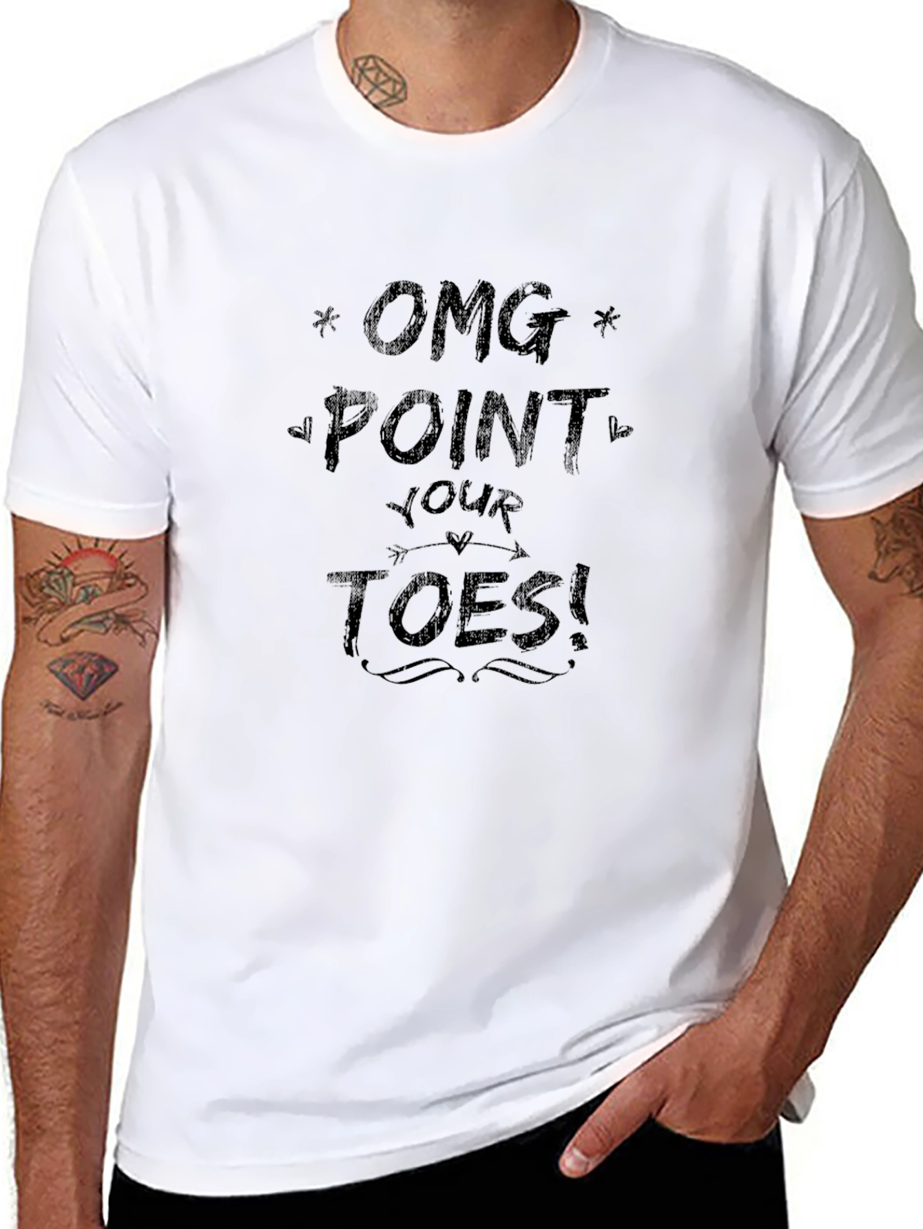 OMG Point Your Toes! Graphic Tee