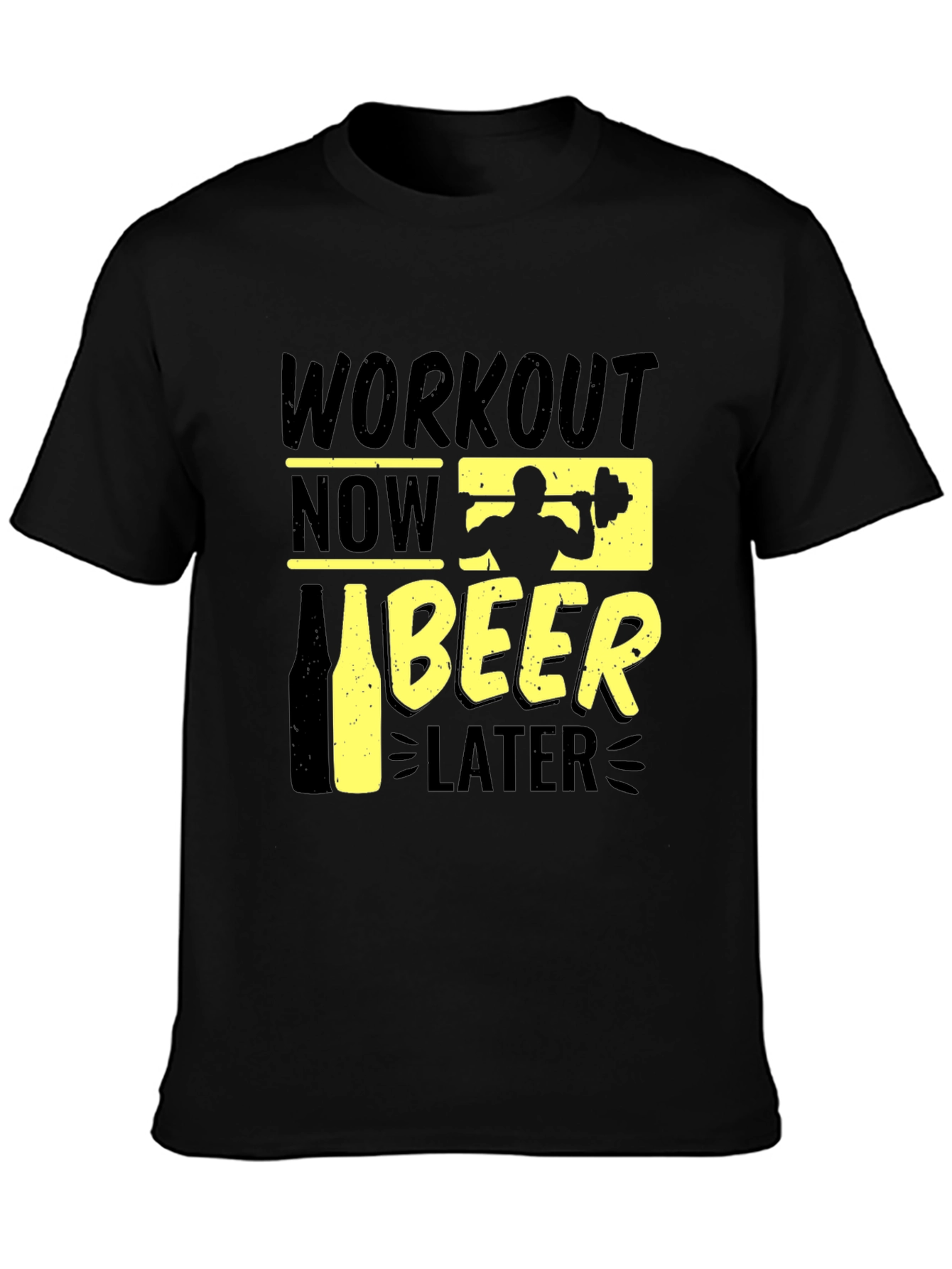 Workout Now Beer Later Graphic Tee