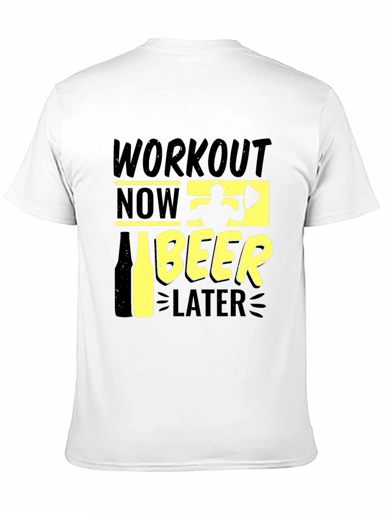 Workout Now Beer Later Graphic Tee