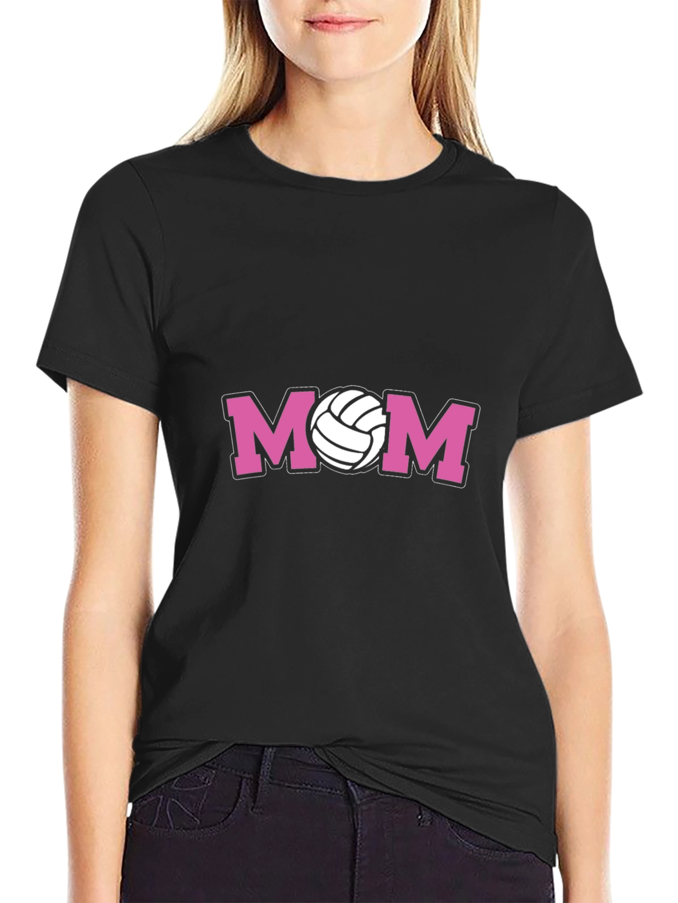 Volleyball Mom T-Shirt - Sports Fan Apparel