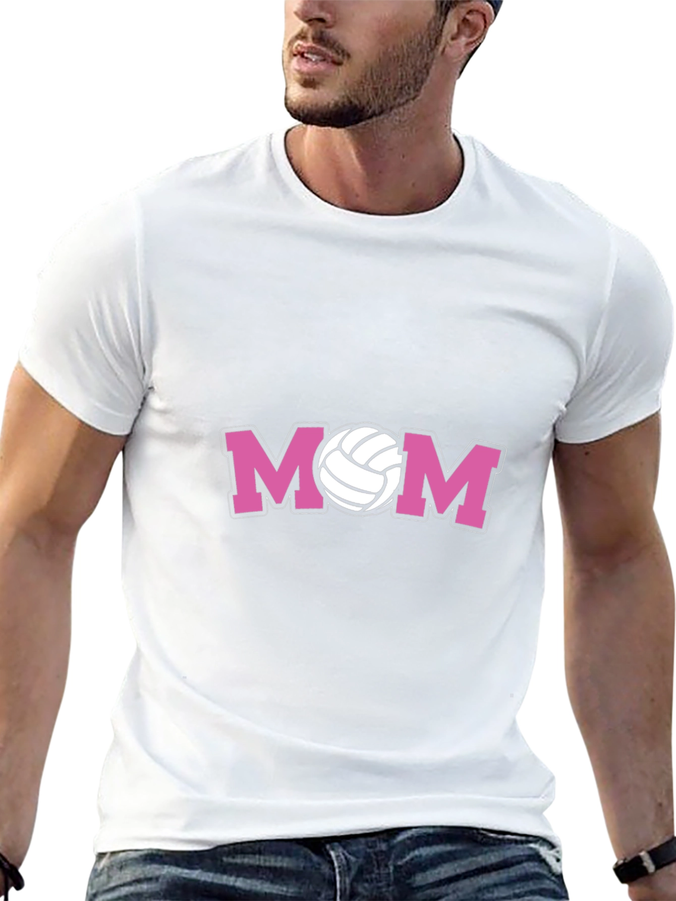 Volleyball Mom T-Shirt - Sports Fan Apparel