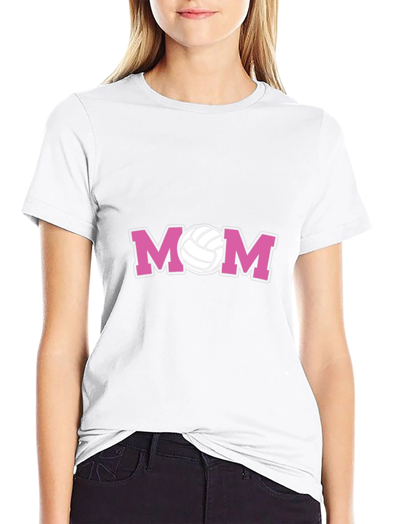 Volleyball Mom T-Shirt - Sports Fan Apparel