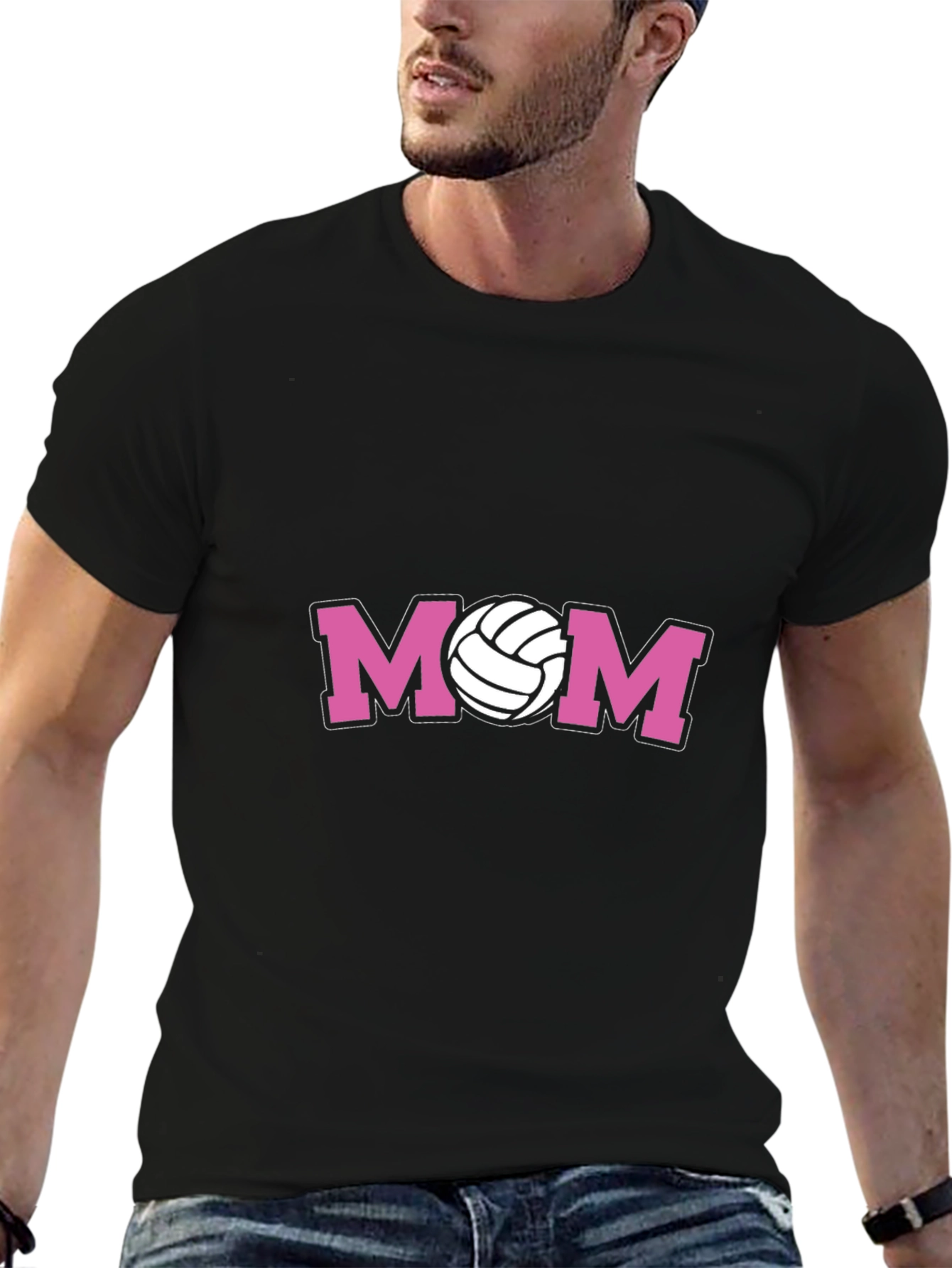 Volleyball Mom T-Shirt - Sports Fan Apparel