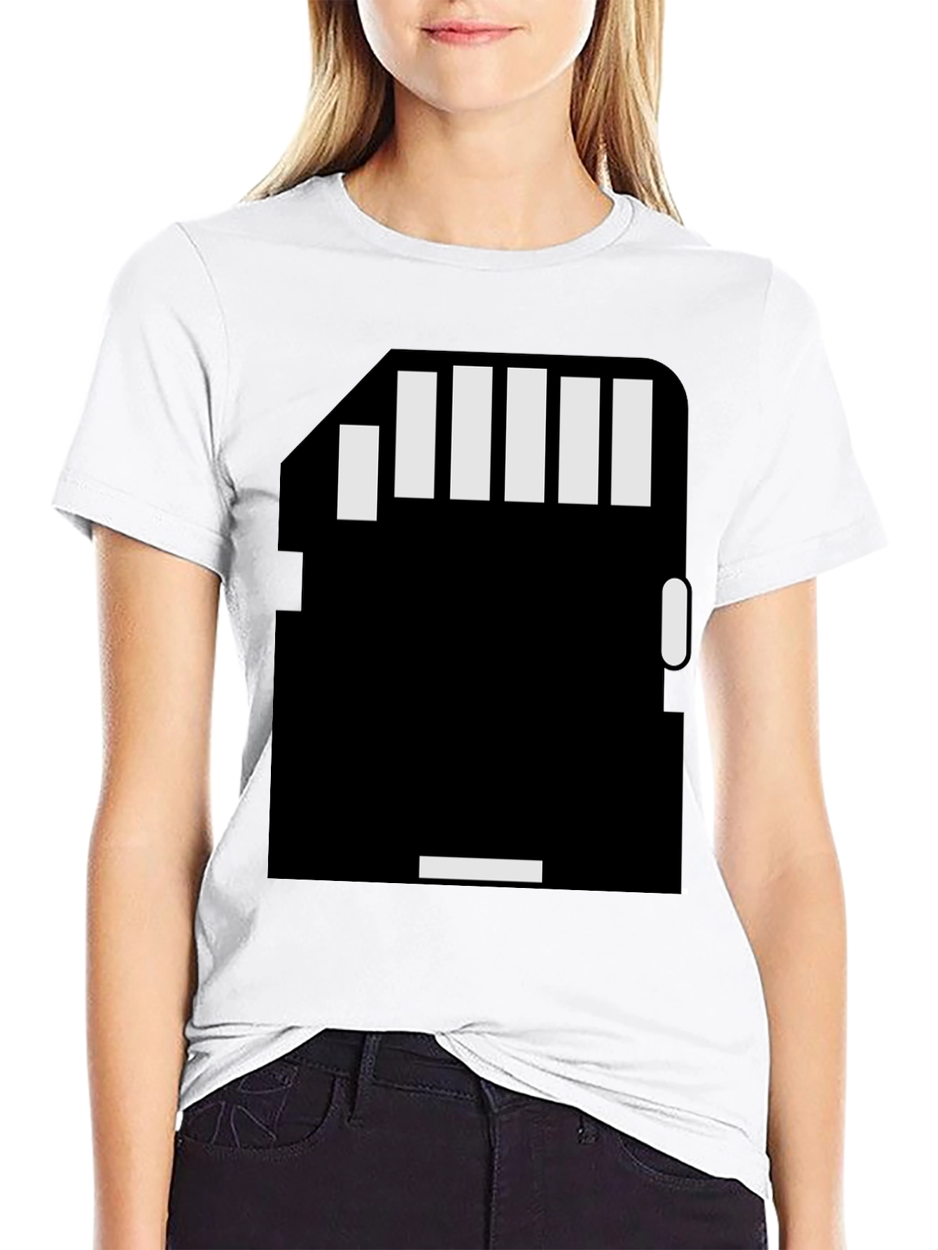 SD Card T-Shirt - Data Storage Geek Tee