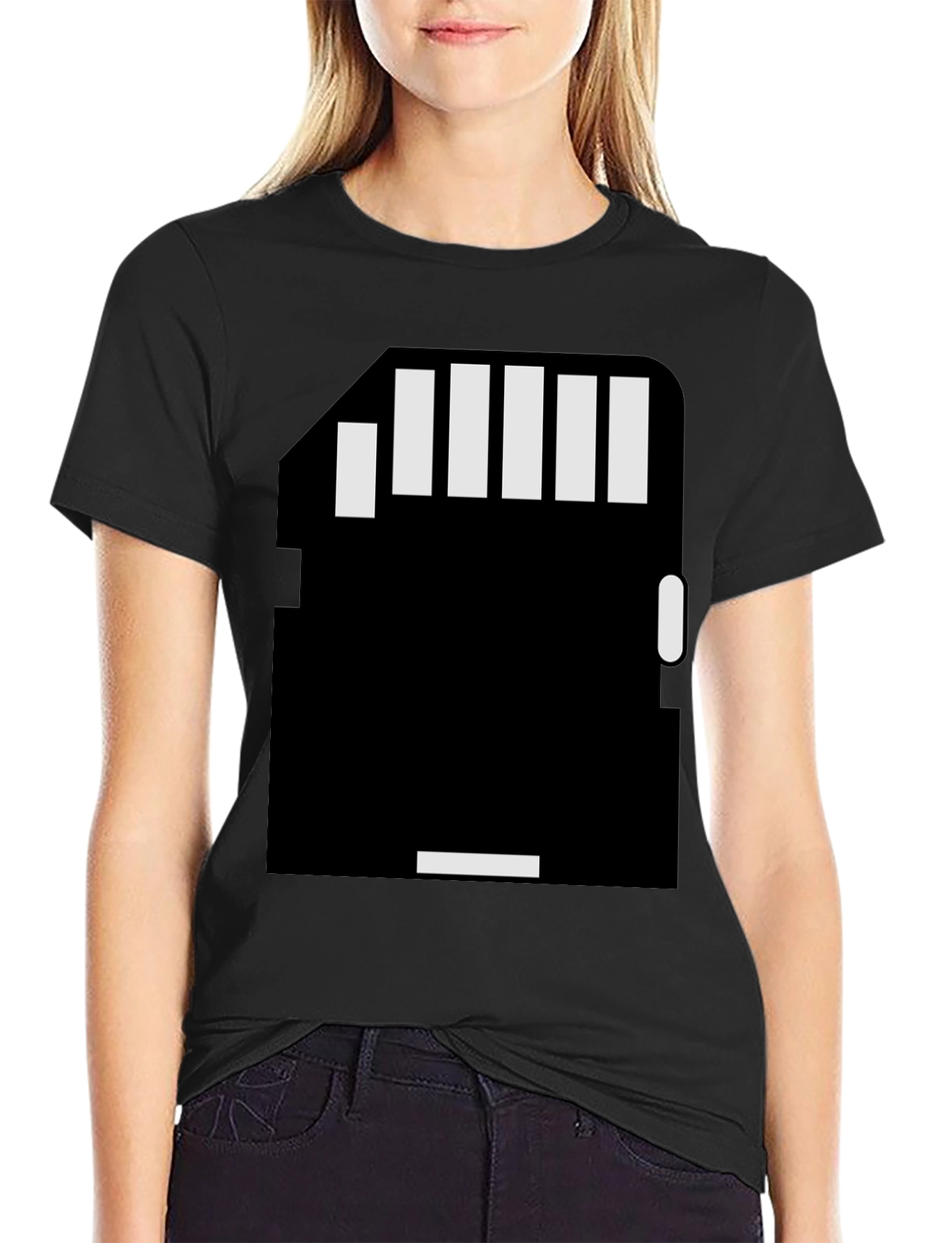SD Card T-Shirt - Data Storage Geek Tee