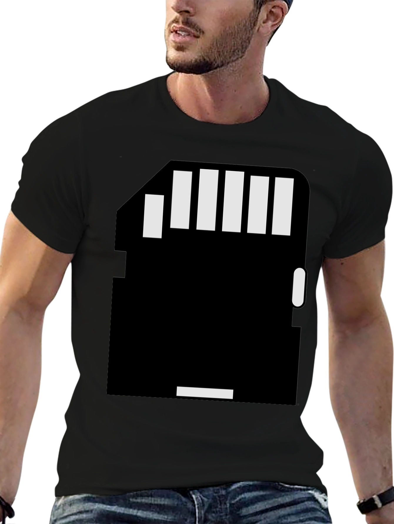 SD Card T-Shirt - Data Storage Geek Tee