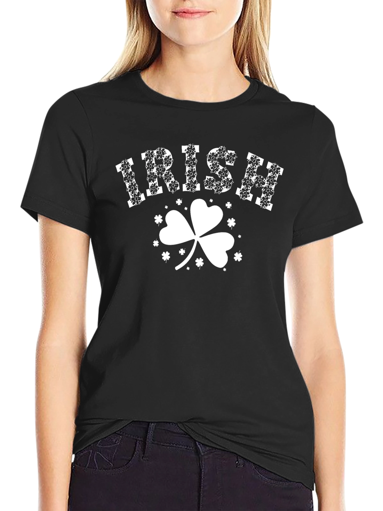 Irish Shamrock Graphic T-Shirt