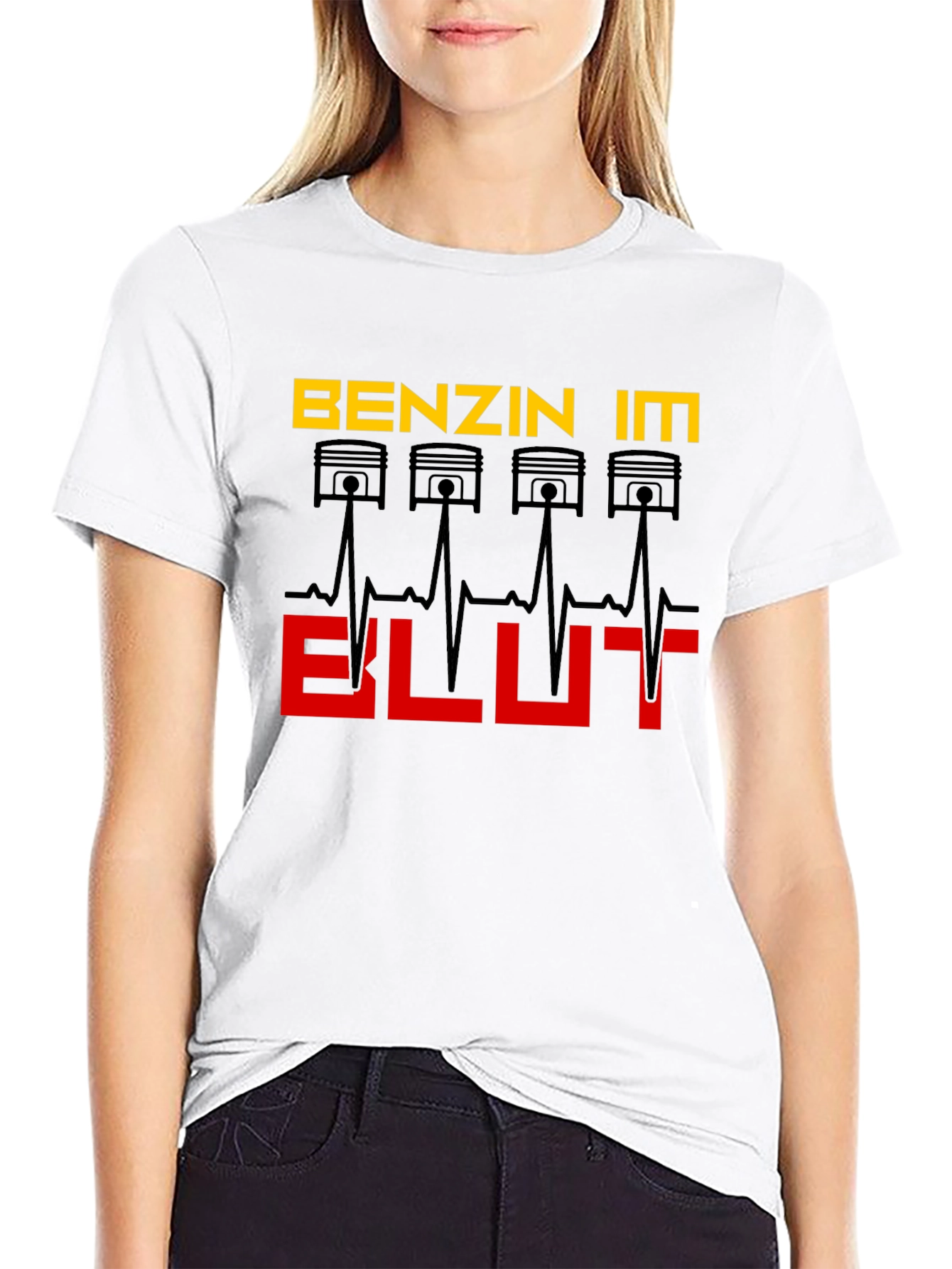 Benzin Im Blut T-Shirt - Automotive Enthusiast Design
