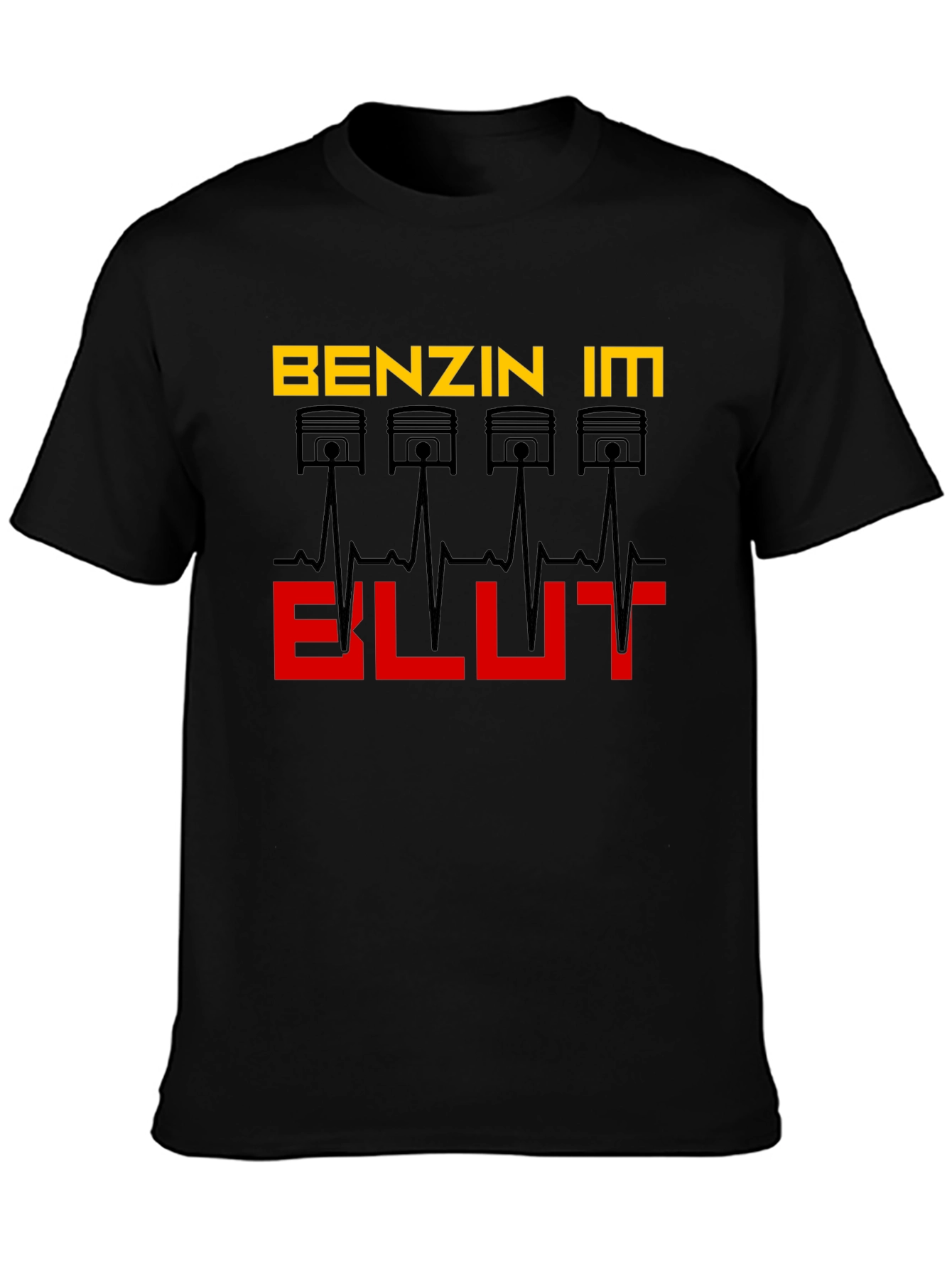 Benzin Im Blut T-Shirt - Automotive Enthusiast Design