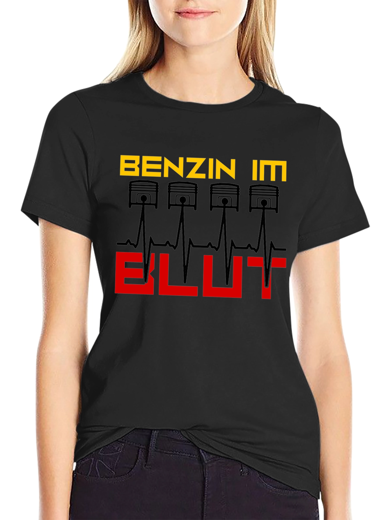 Benzin Im Blut T-Shirt - Automotive Enthusiast Design