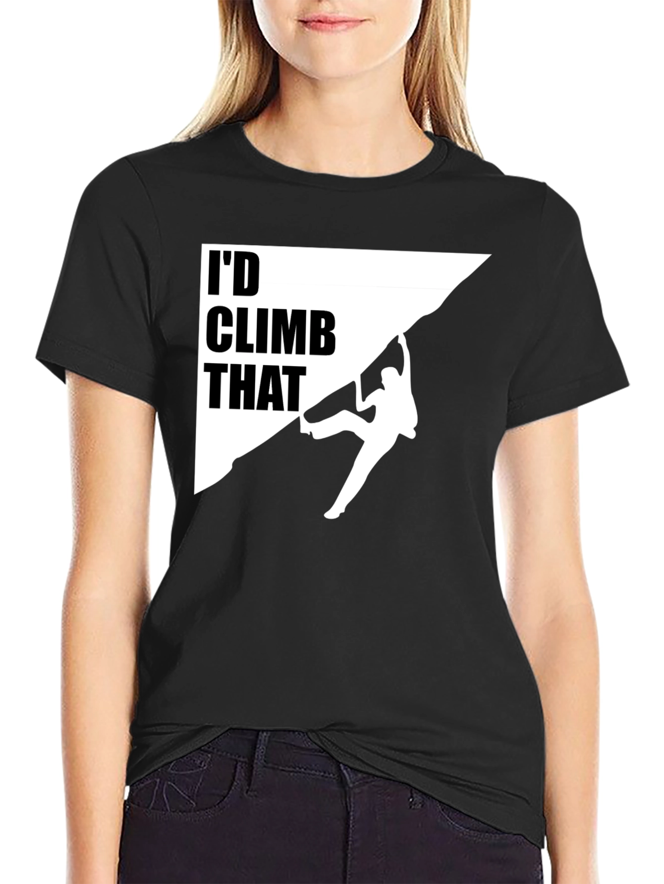 Id Climb That Graphic Tee - Rock Climbing Shirt