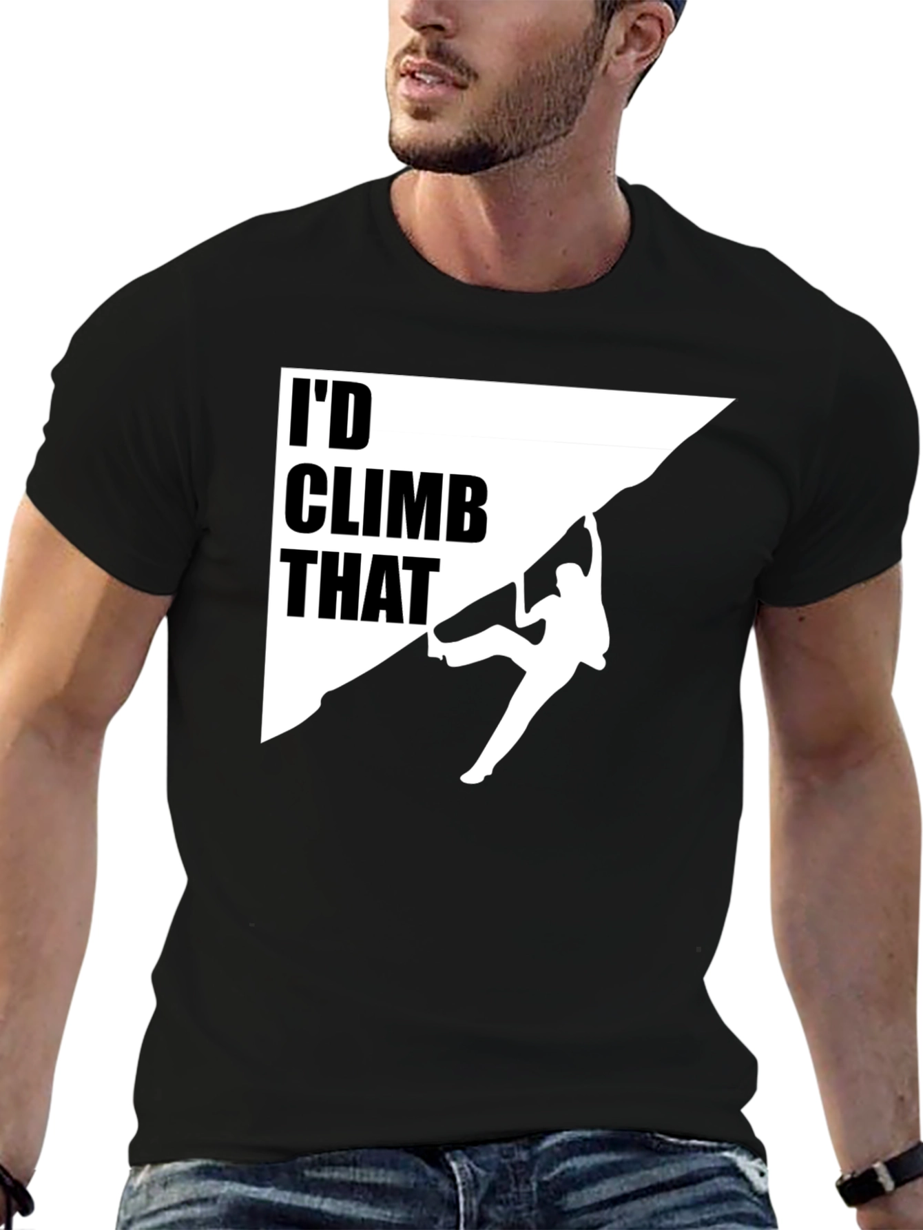 Id Climb That Graphic Tee - Rock Climbing Shirt