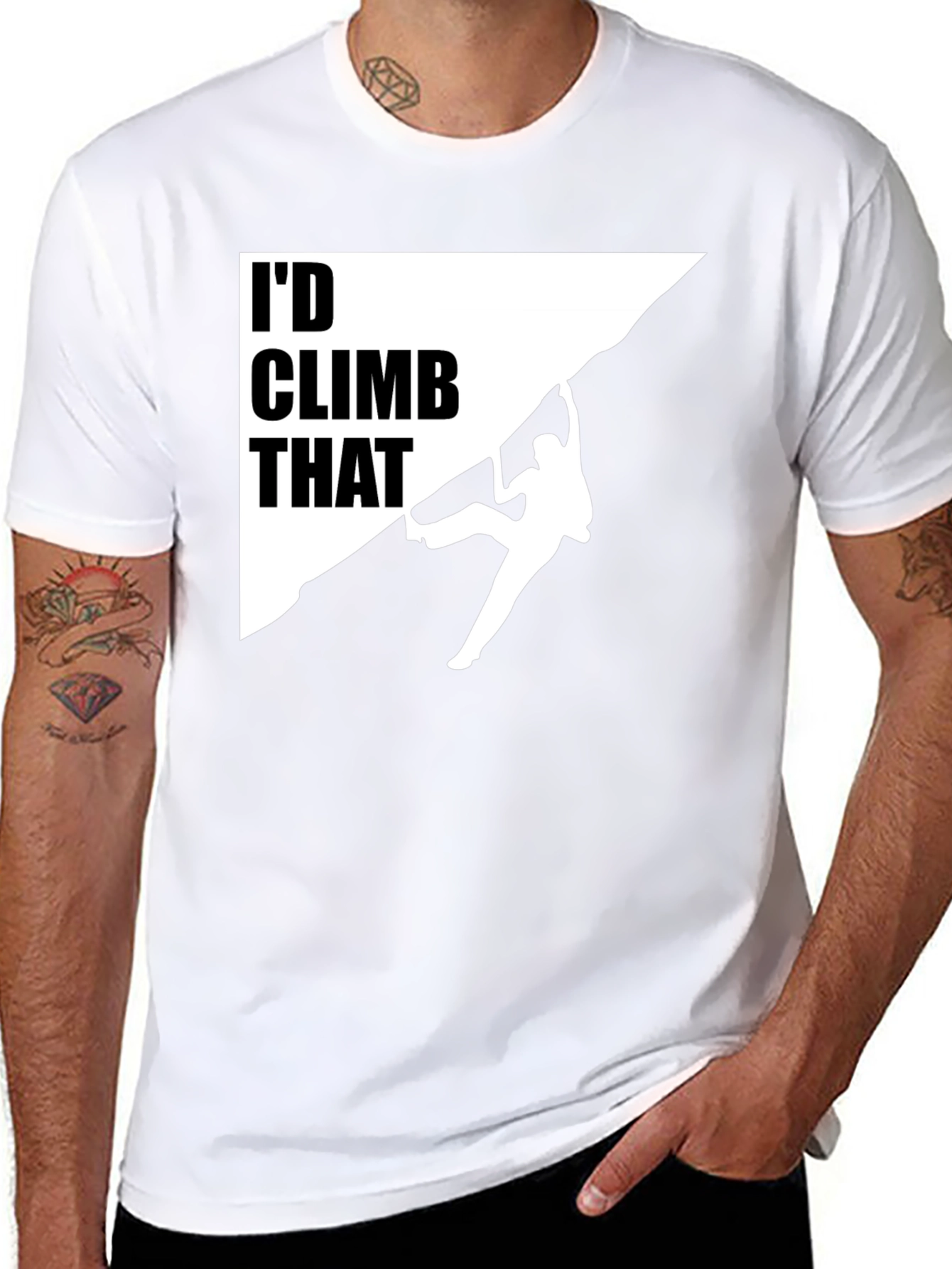 Id Climb That Graphic Tee - Rock Climbing Shirt