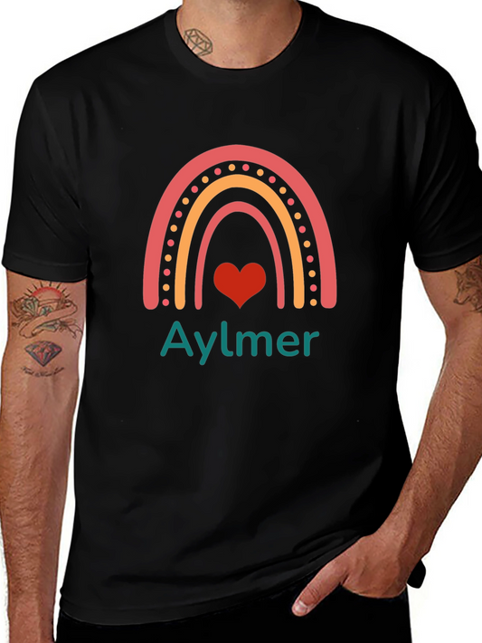 Aylmer Rainbow Heart Graphic Tee