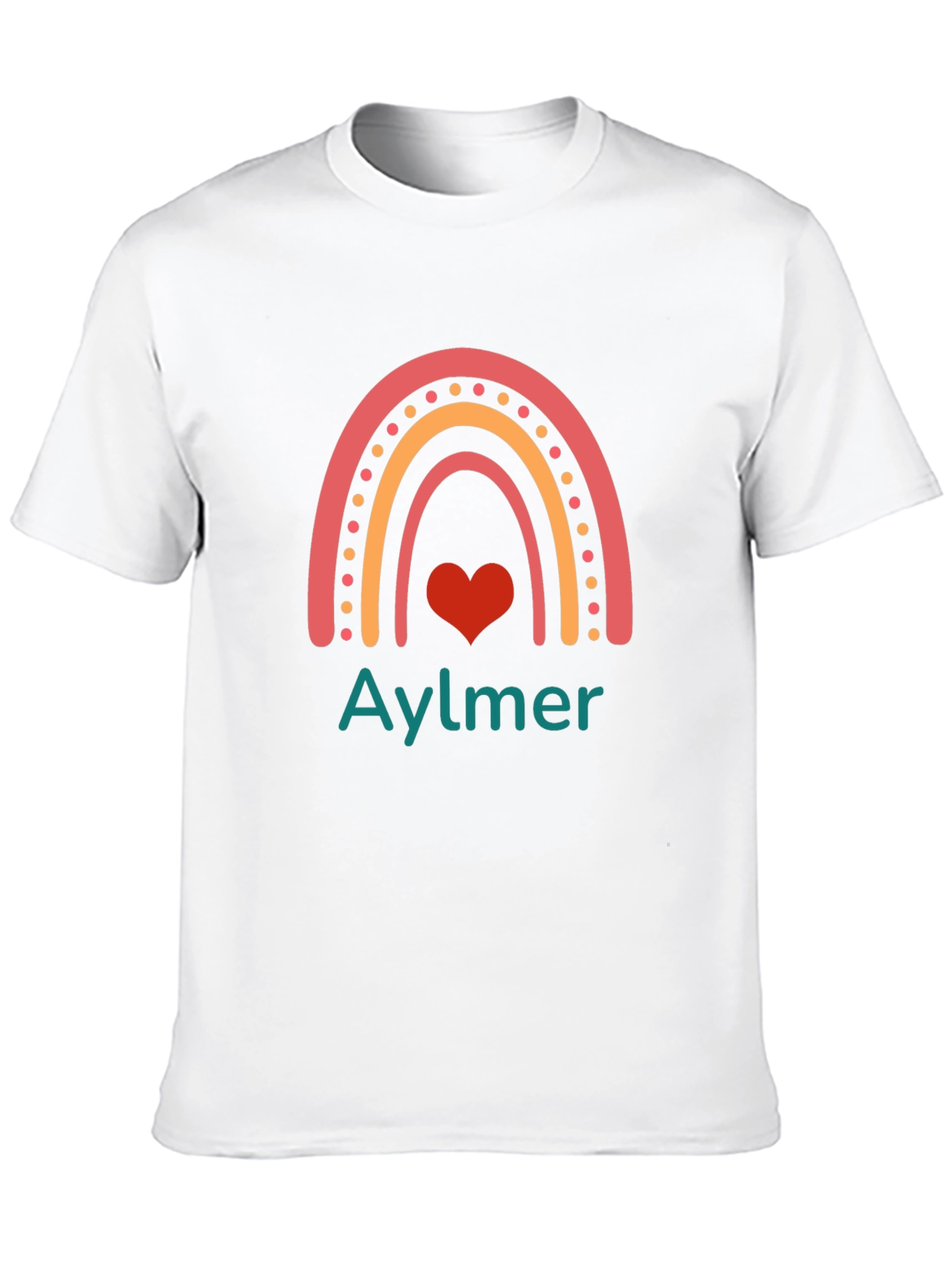 Aylmer Rainbow Heart Graphic Tee