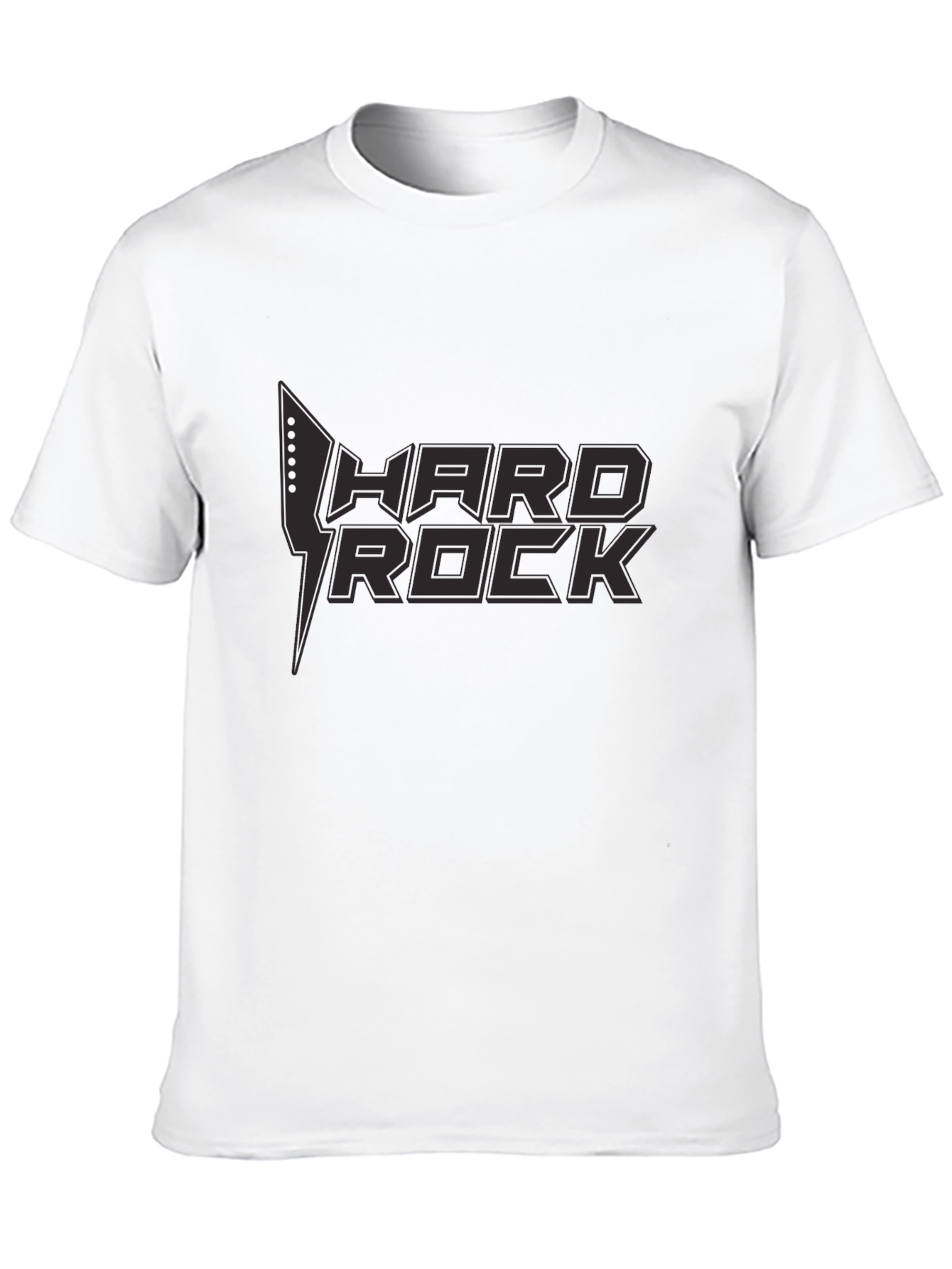 Hard Rock Graphic T-Shirt - Black Cotton Tee