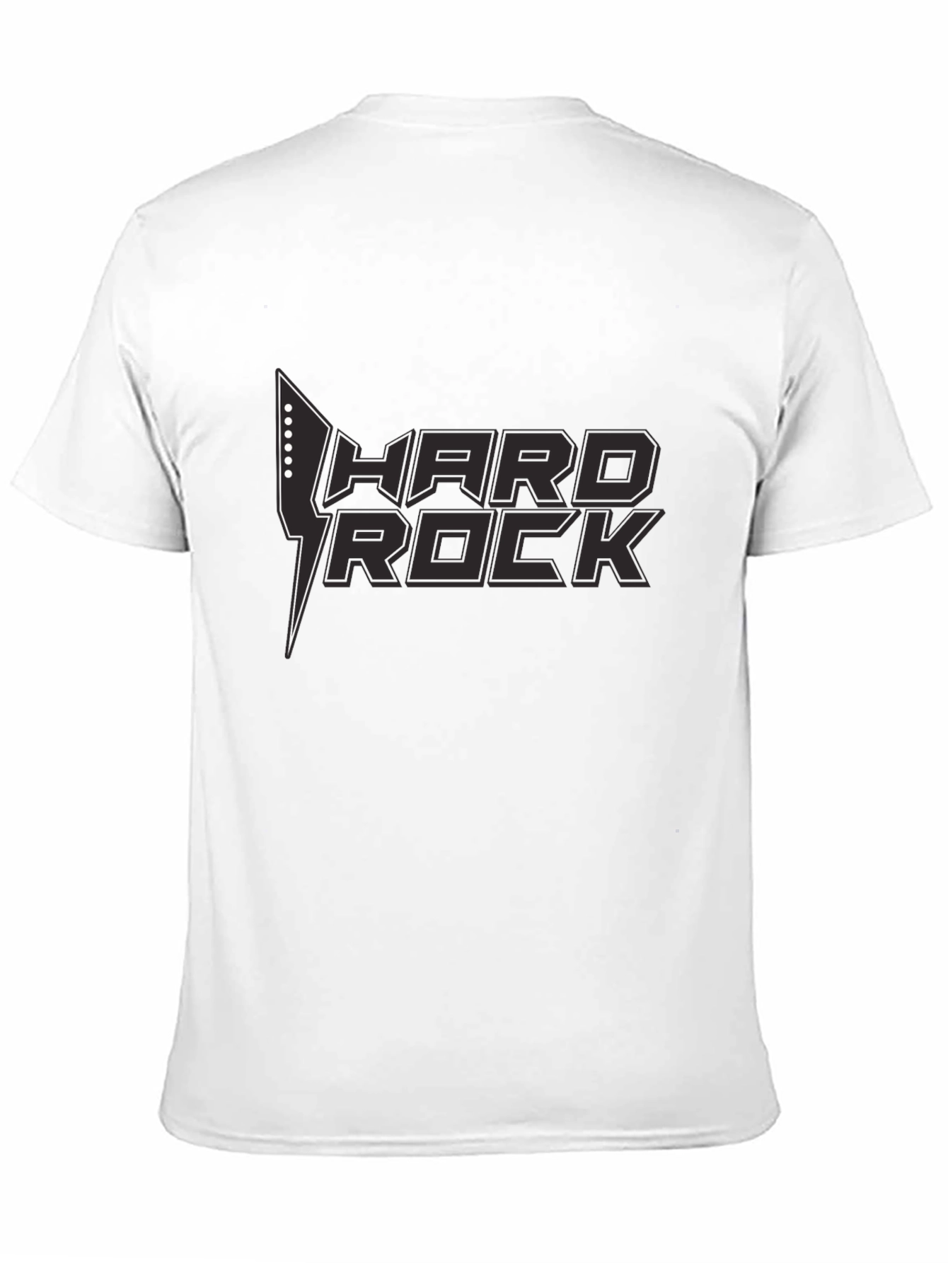 Hard Rock Graphic T-Shirt - Black Cotton Tee