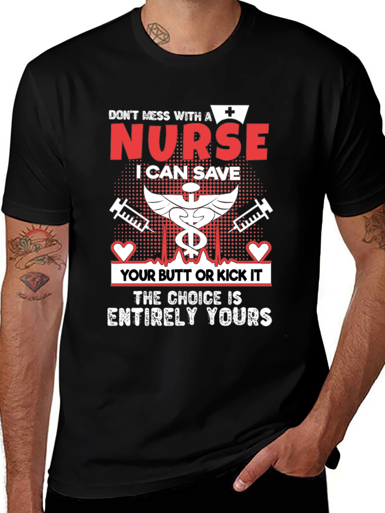 Nurse Save Butt or Kick It T-Shirt