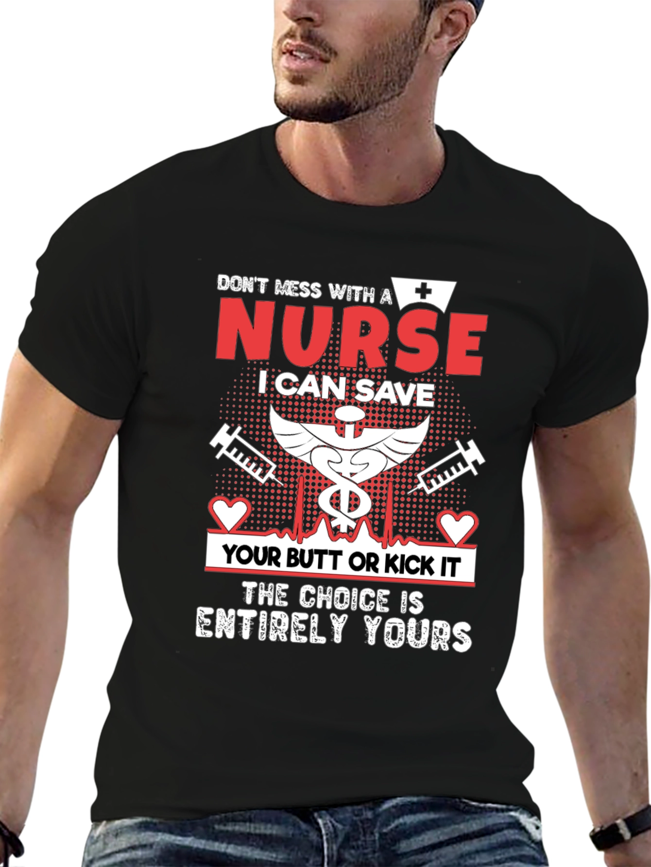 Nurse Save Butt or Kick It T-Shirt