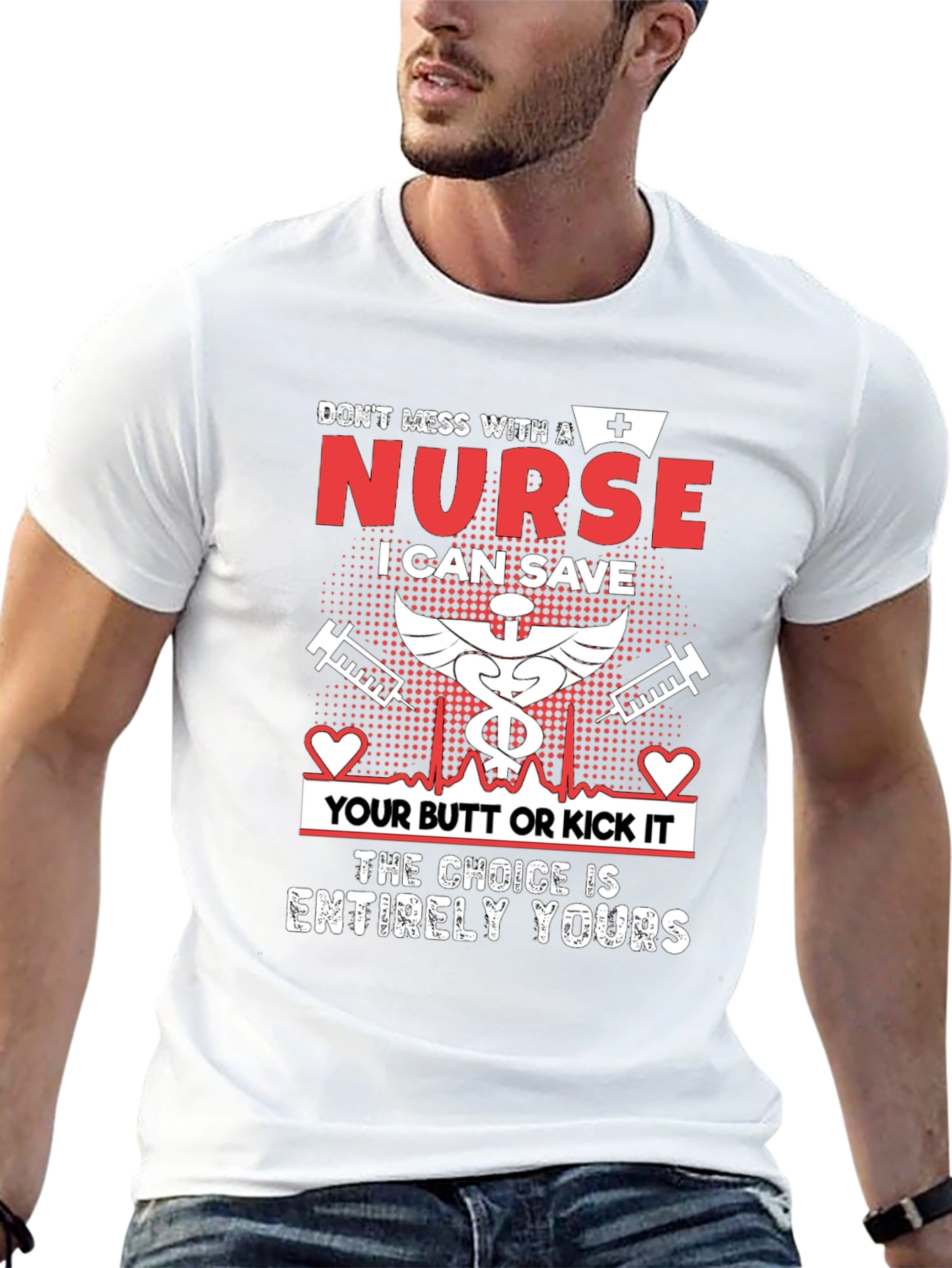 Nurse Save Butt or Kick It T-Shirt