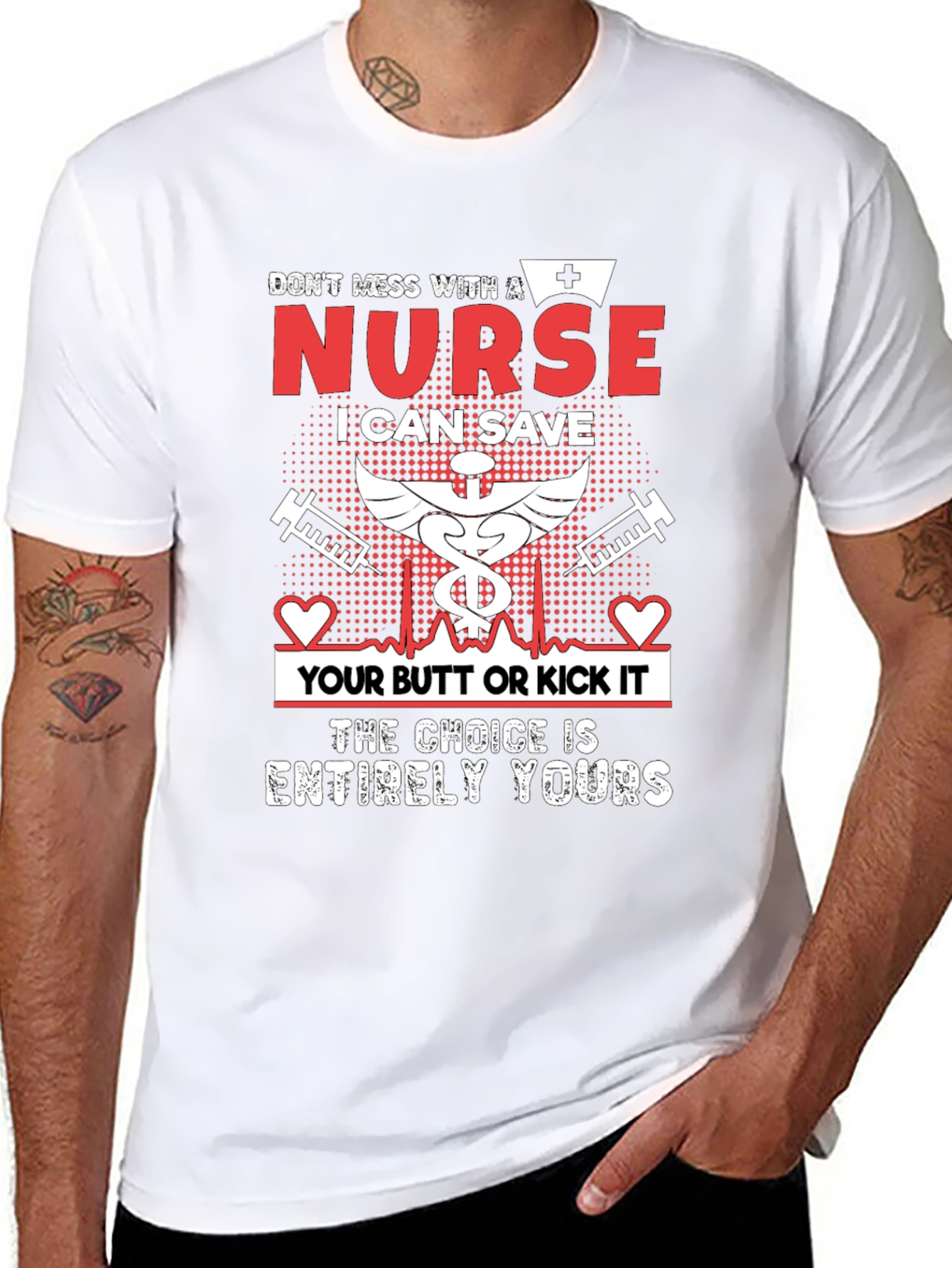 Nurse Save Butt or Kick It T-Shirt