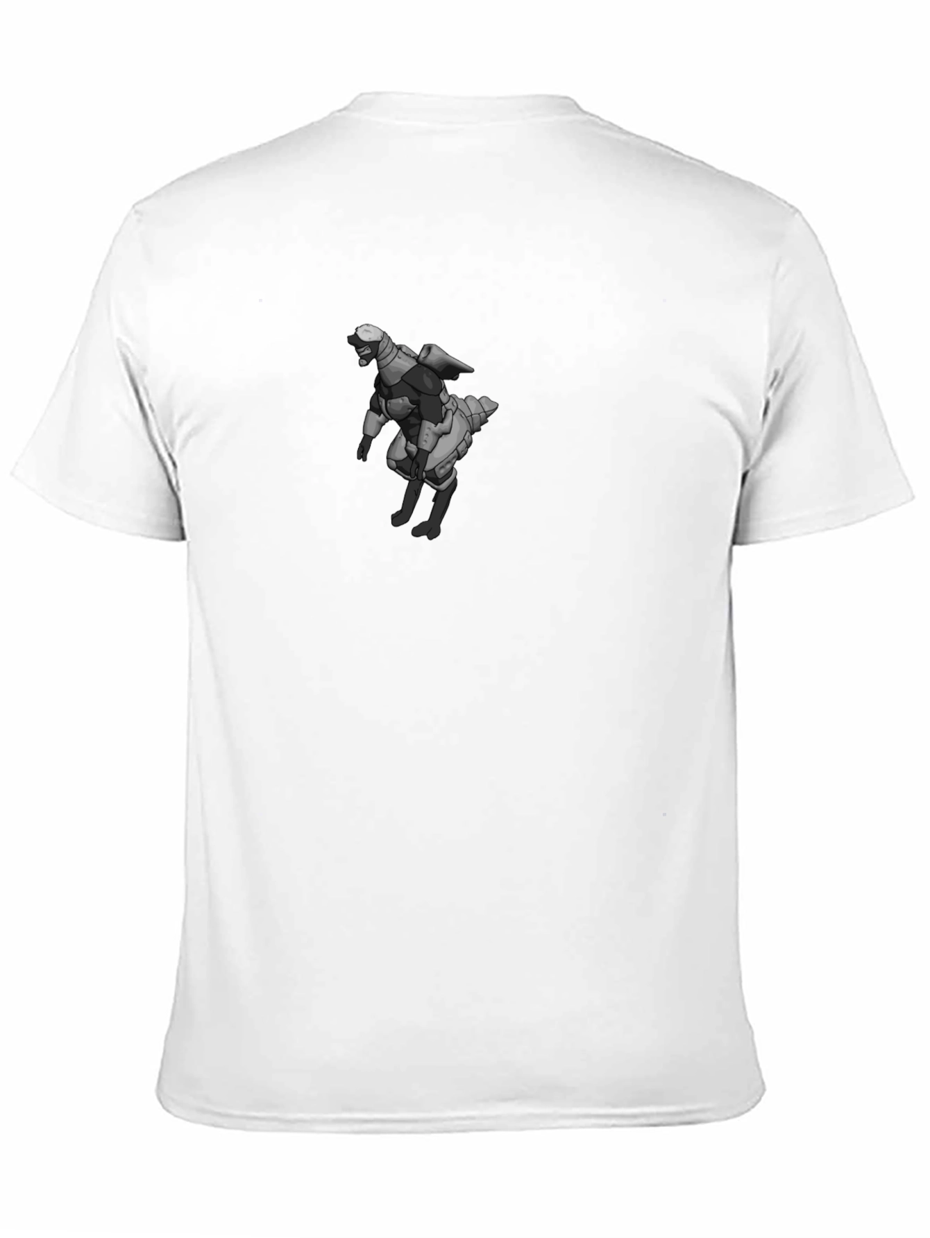Sci-Fi Robot Graphic Black T-Shirt