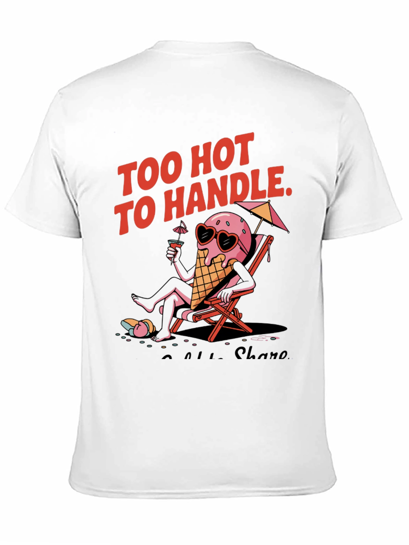 Too Hot to Handle Ice Cream Graphic Tee