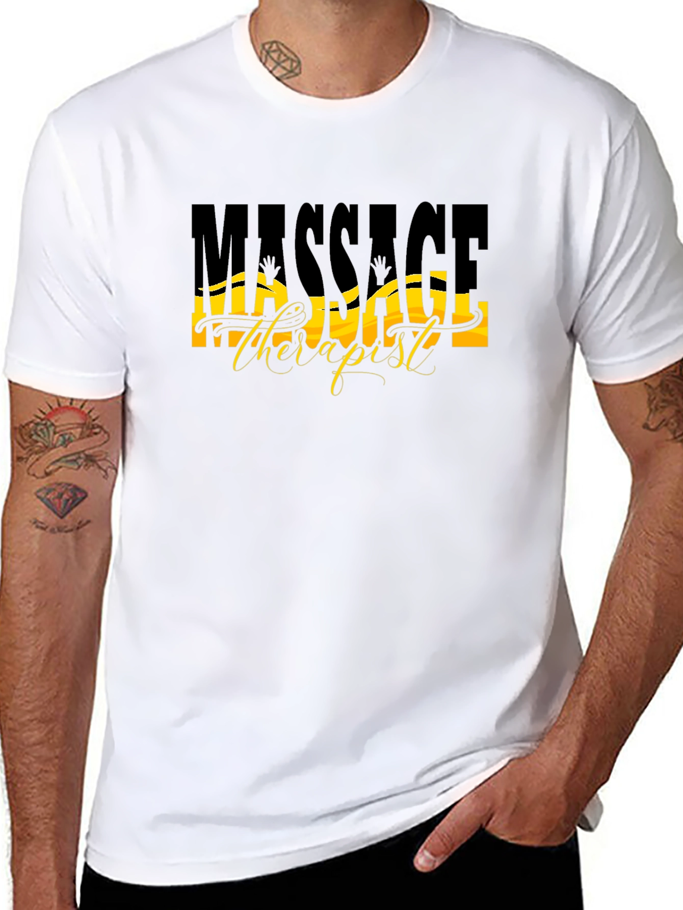 Massage Therapist Graphic T-Shirt