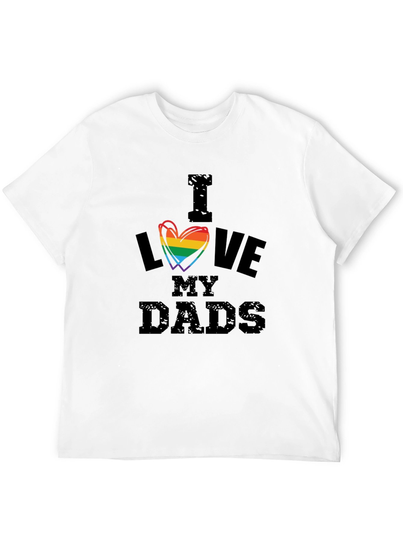 I Love My Dads LGBT Pride T-Shirt