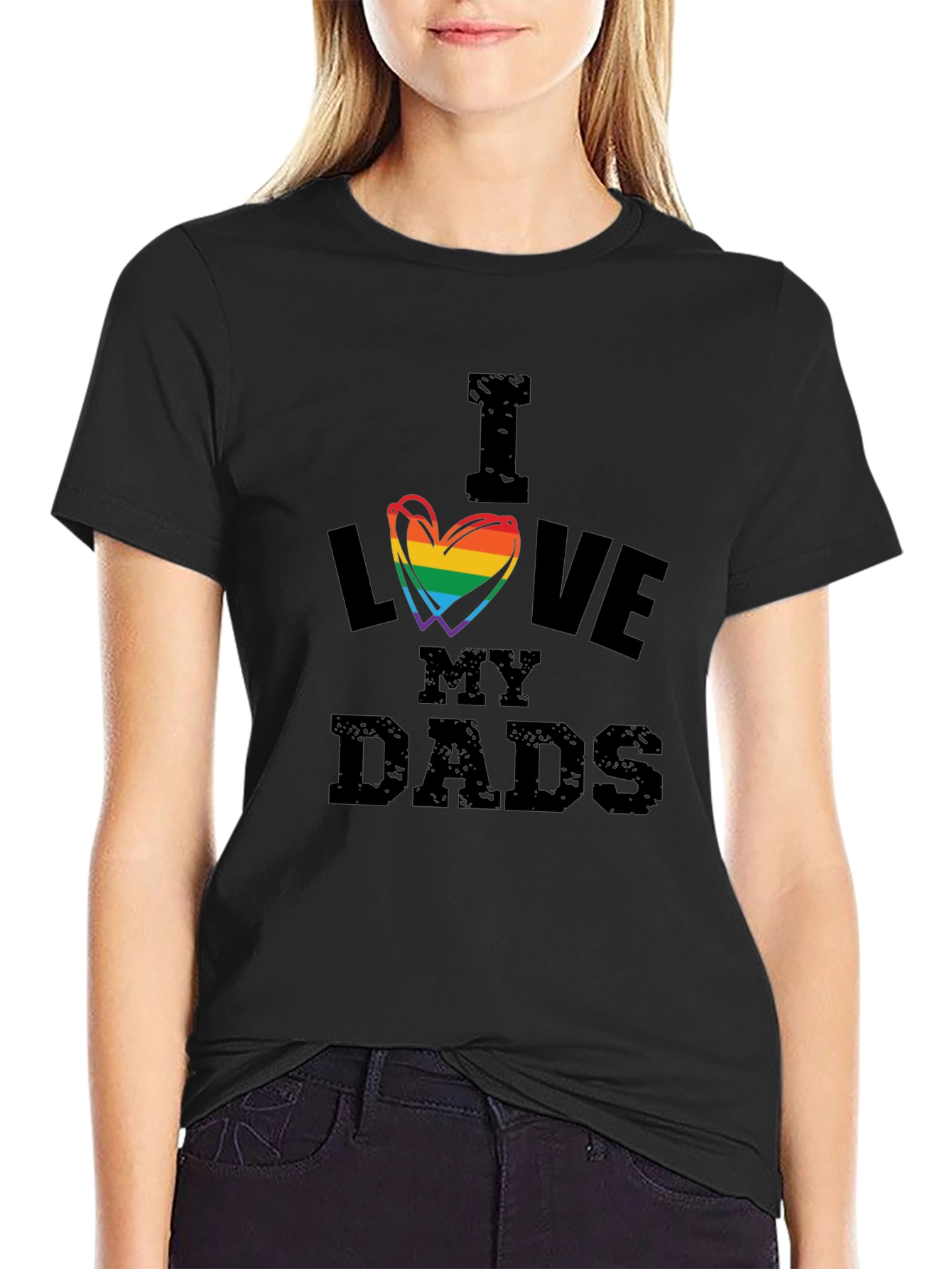I Love My Dads LGBT Pride T-Shirt