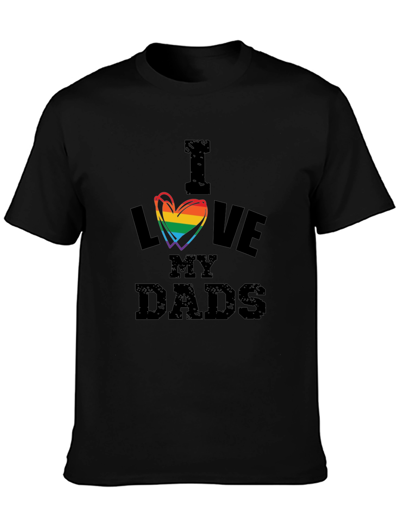 I Love My Dads LGBT Pride T-Shirt