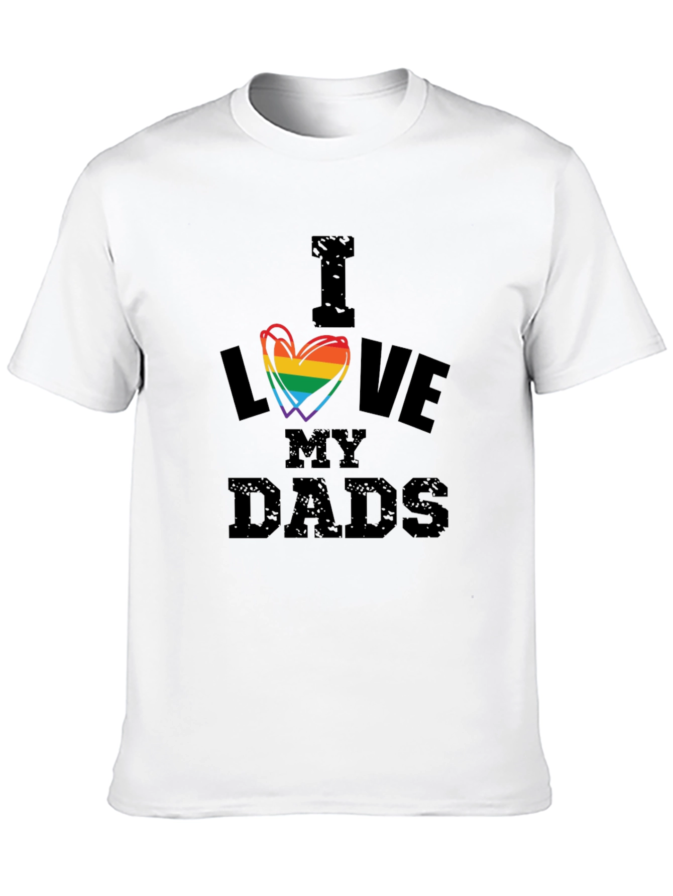 I Love My Dads LGBT Pride T-Shirt