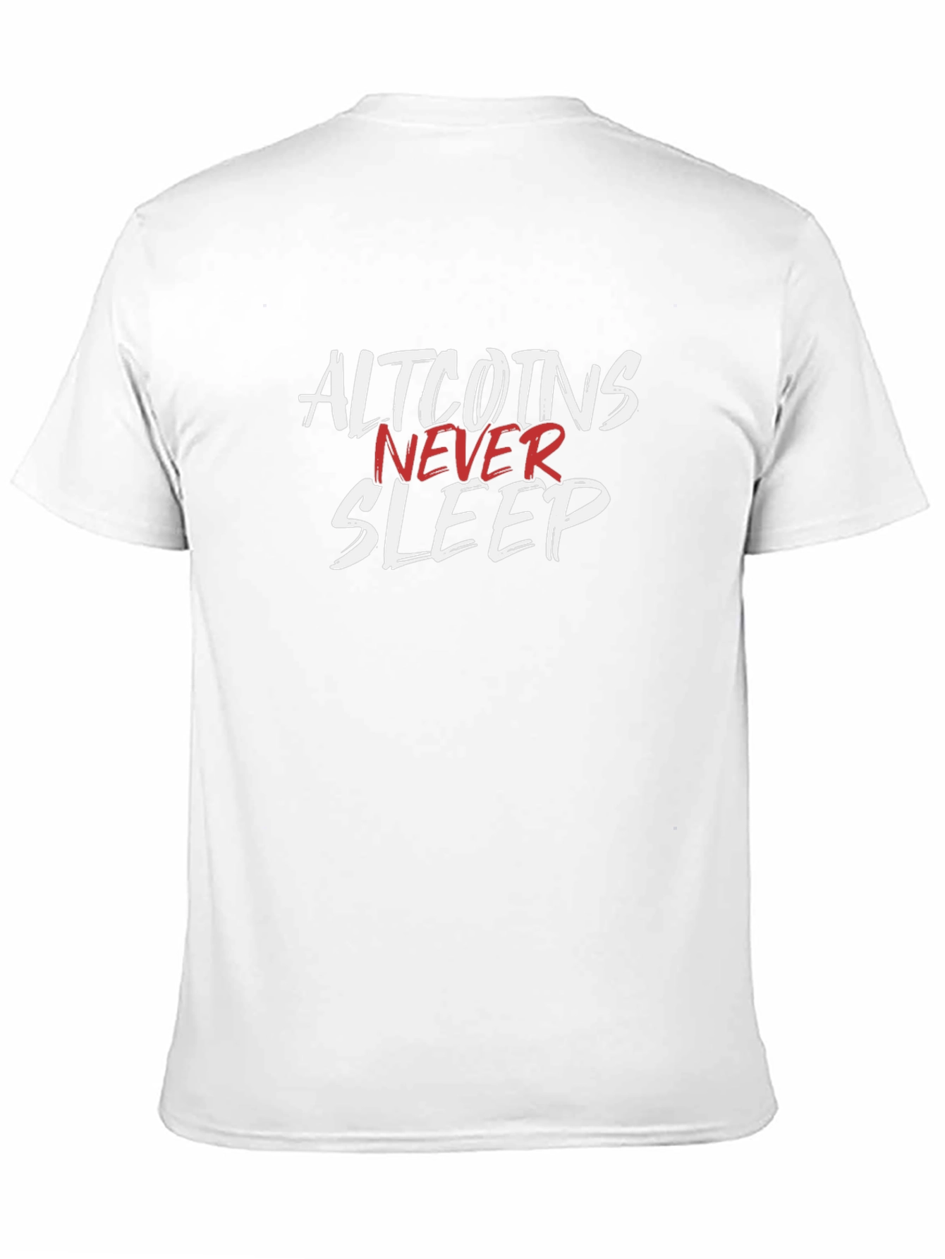 Altcoins Never Sleep Graphic Tee - Crypto Trader T-Shirt