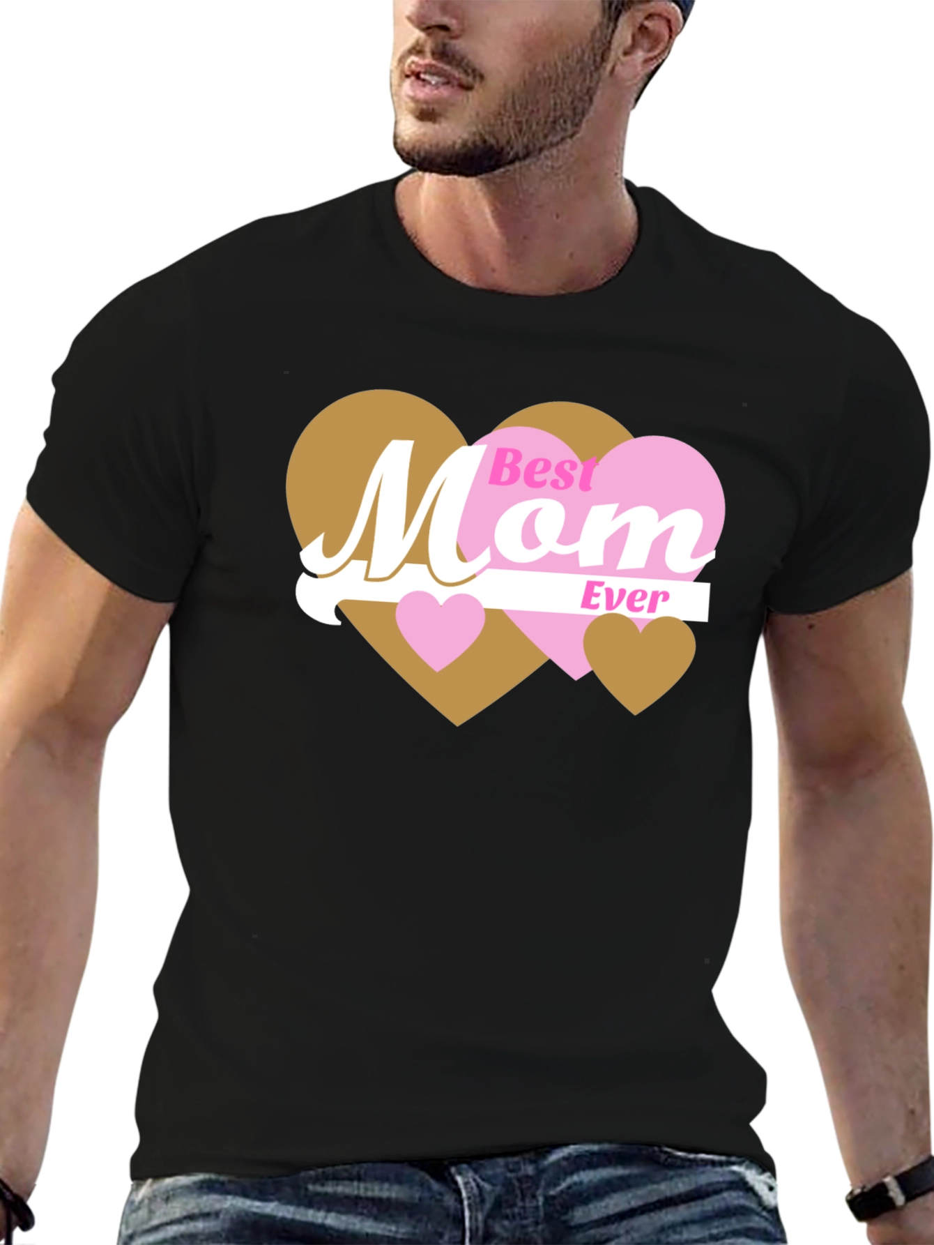 Best Mom Ever T-Shirt - Heart Design